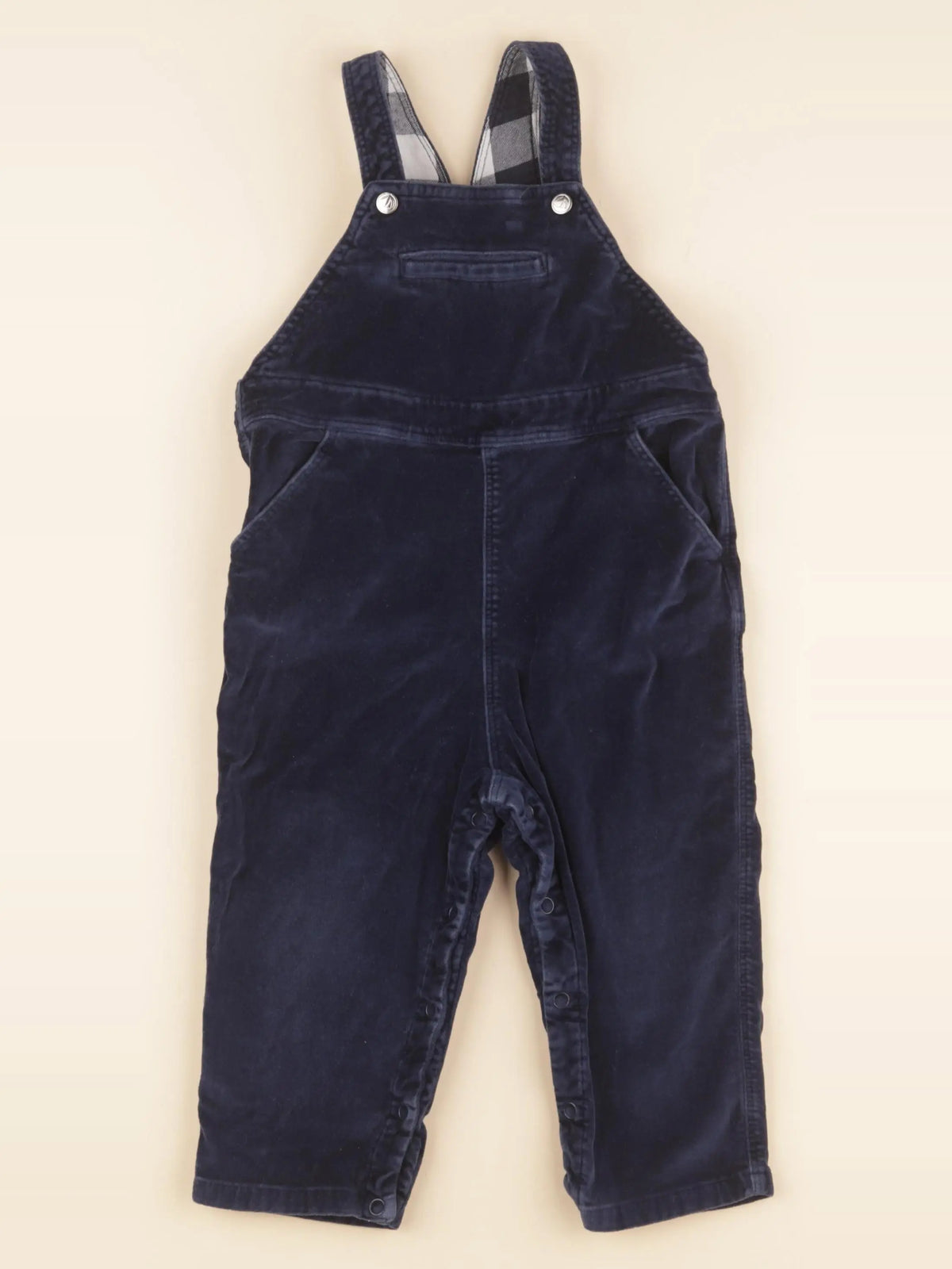 Petit Bateau - salopette bleu - 24 mois