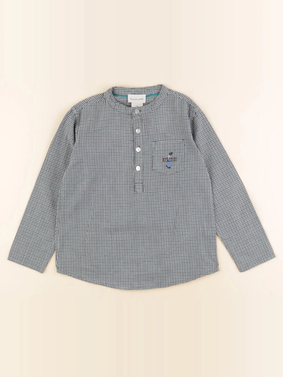 Arsène et les pipelettes - chemise vert - 4 ans