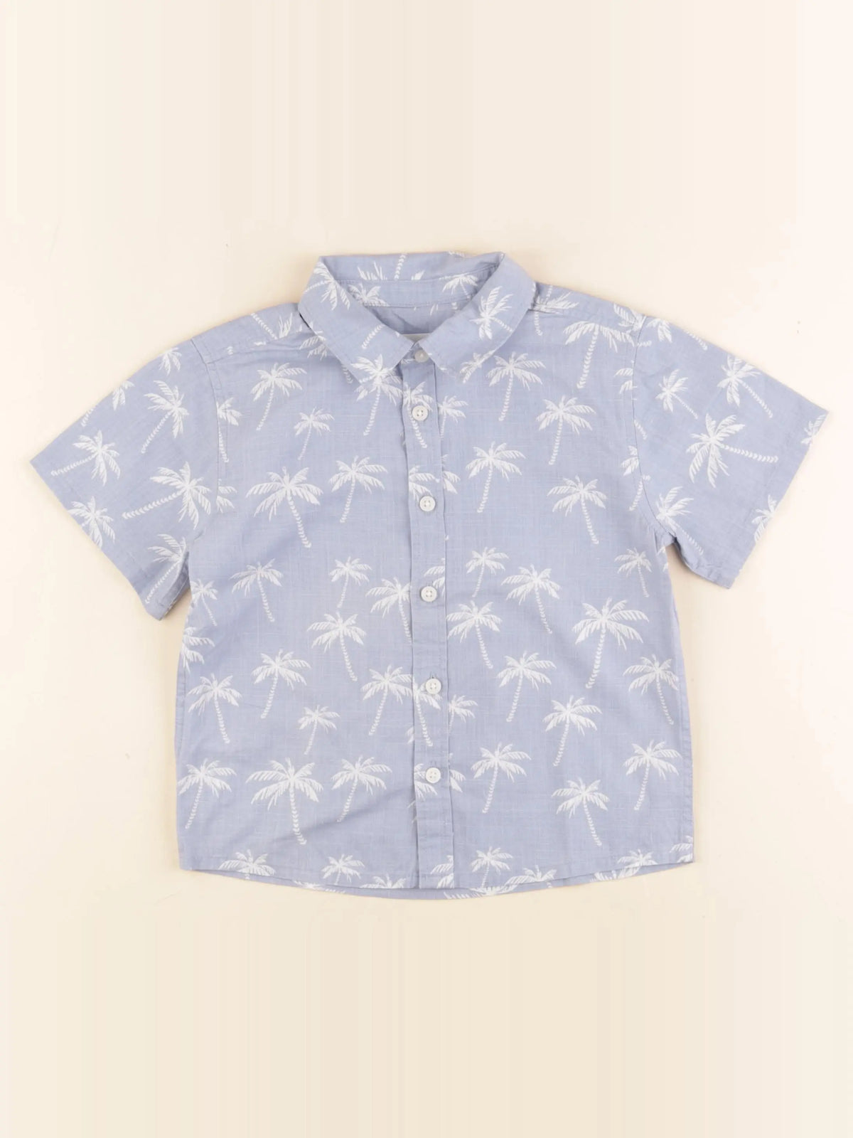 Mango - chemise bleu - 3/4 ans