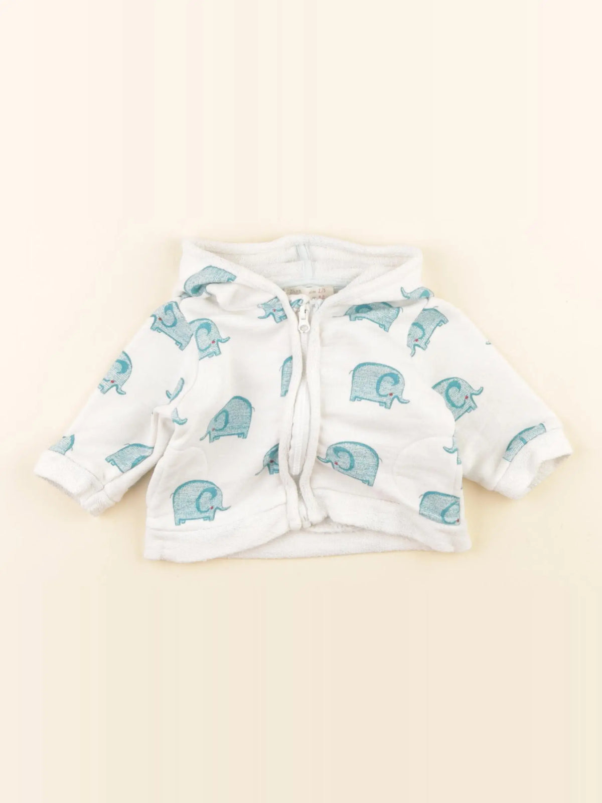 Zara - sweat blanc - 1/3 mois