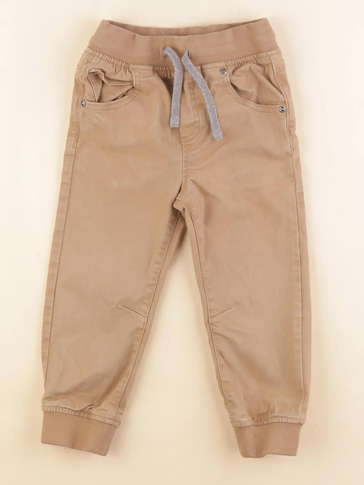 Vertbaudet - pantalon beige - 4 ans