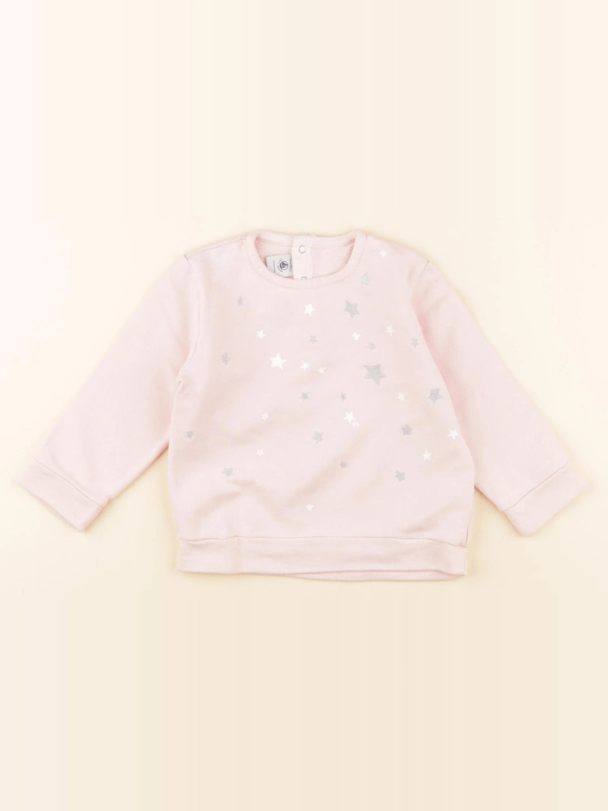 Petit Bateau - sweat rose - 24 mois