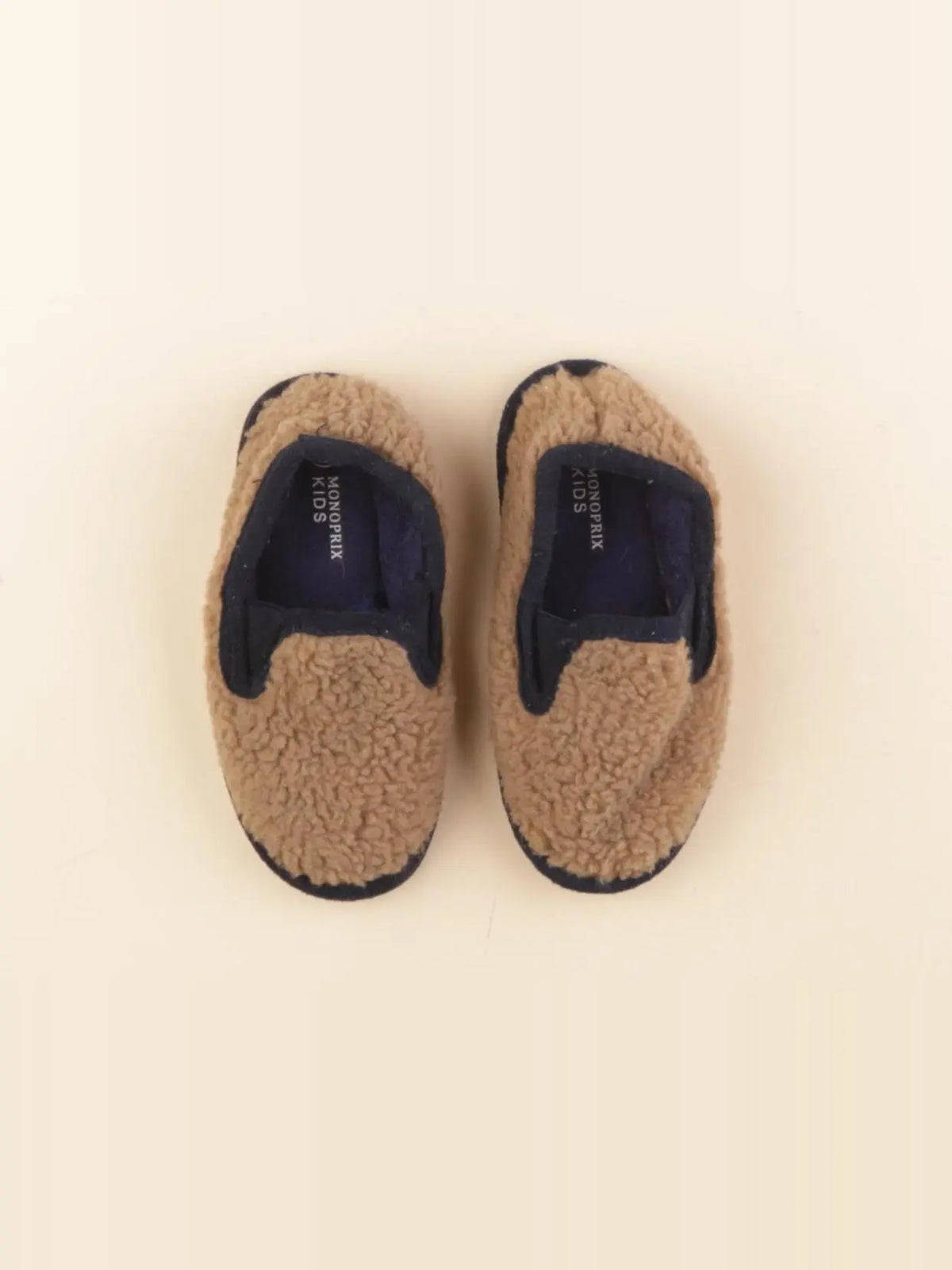 Monoprix - chaussons marron - pointure 24/25