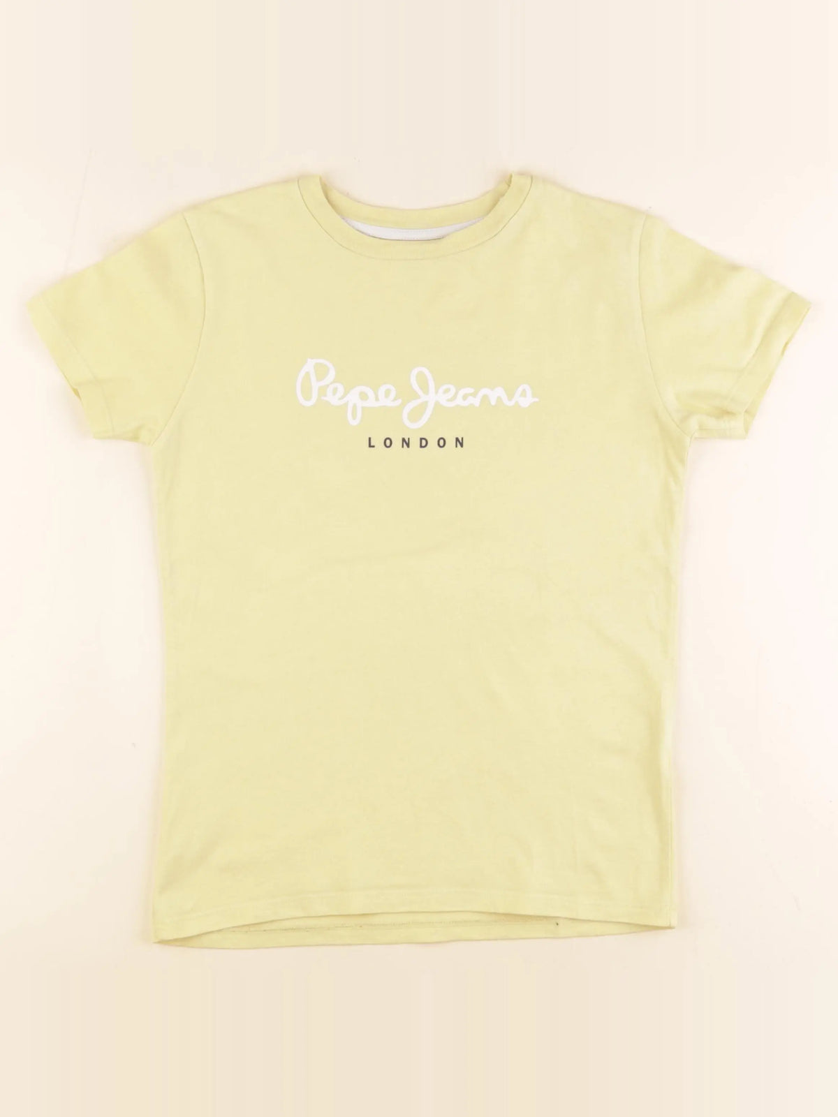 Pepe Jeans - tee-shirt jaune - 10 ans