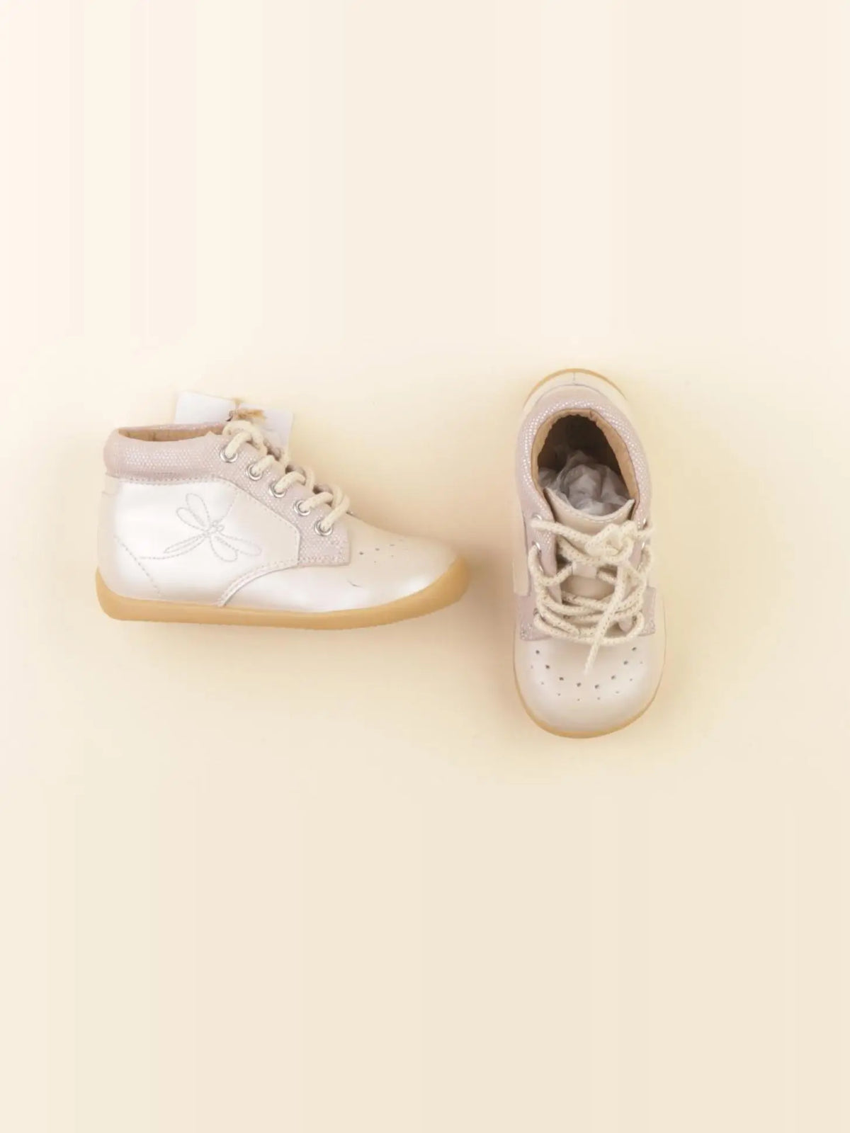 Vertbaudet - bottillons beige - pointure 23