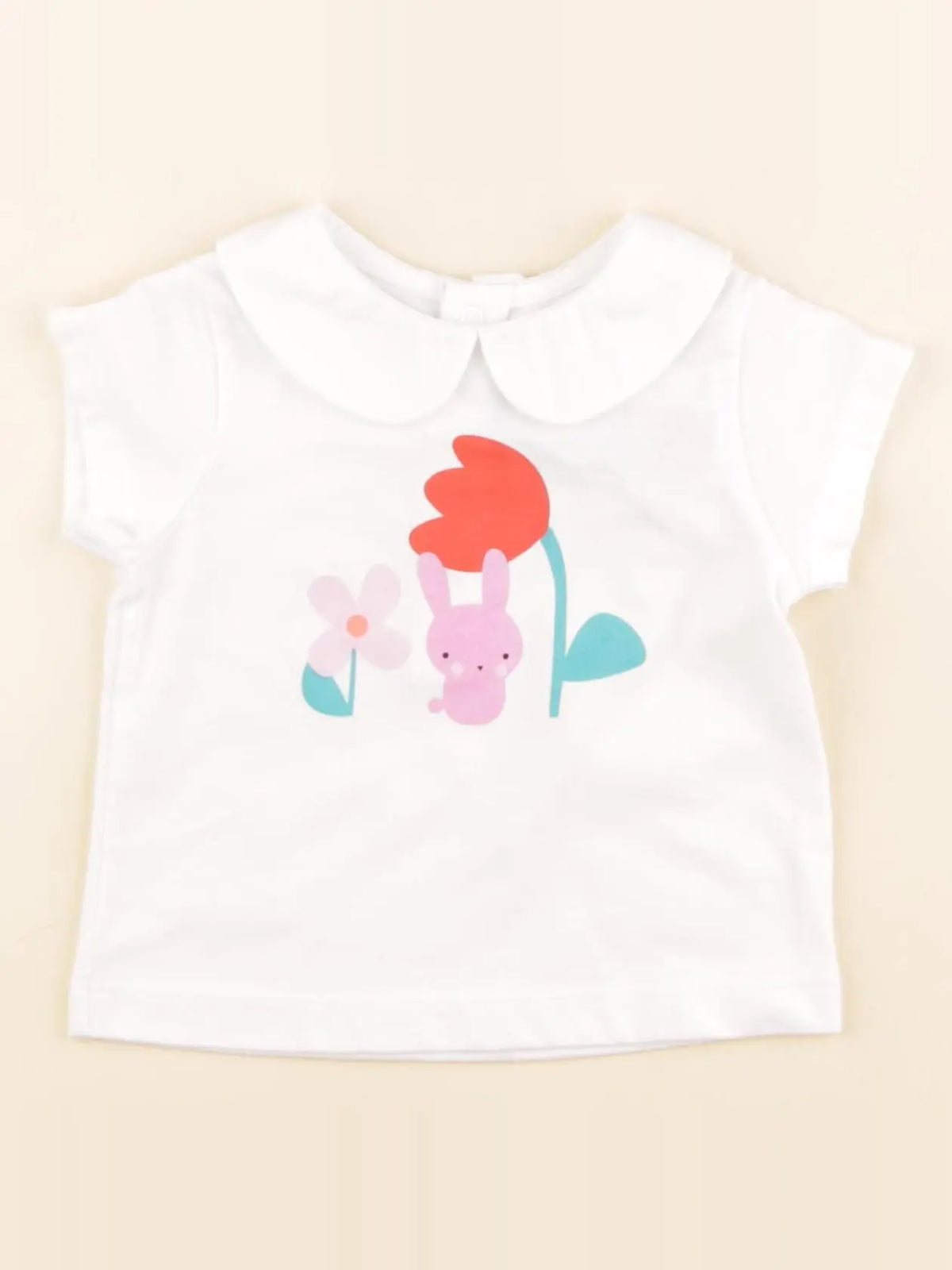 Jacadi - tee-shirt blanc - 6 mois