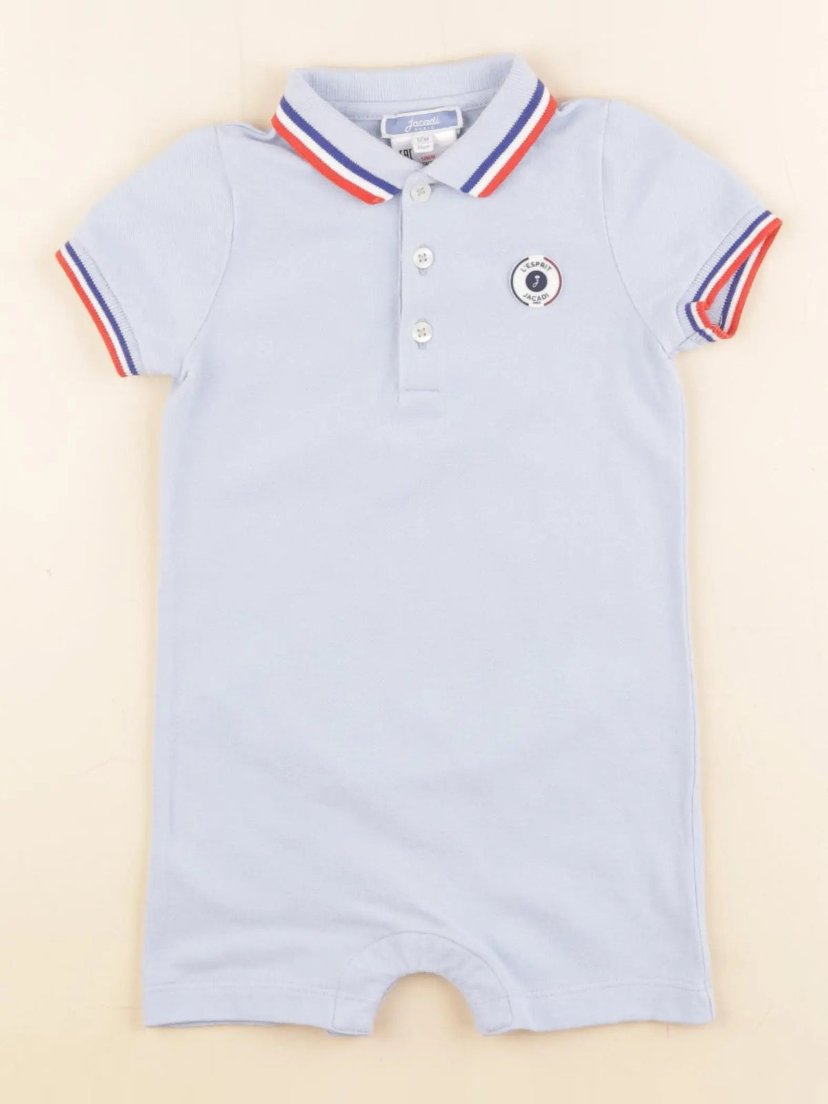 Jacadi - combinaison bleu - 12 mois