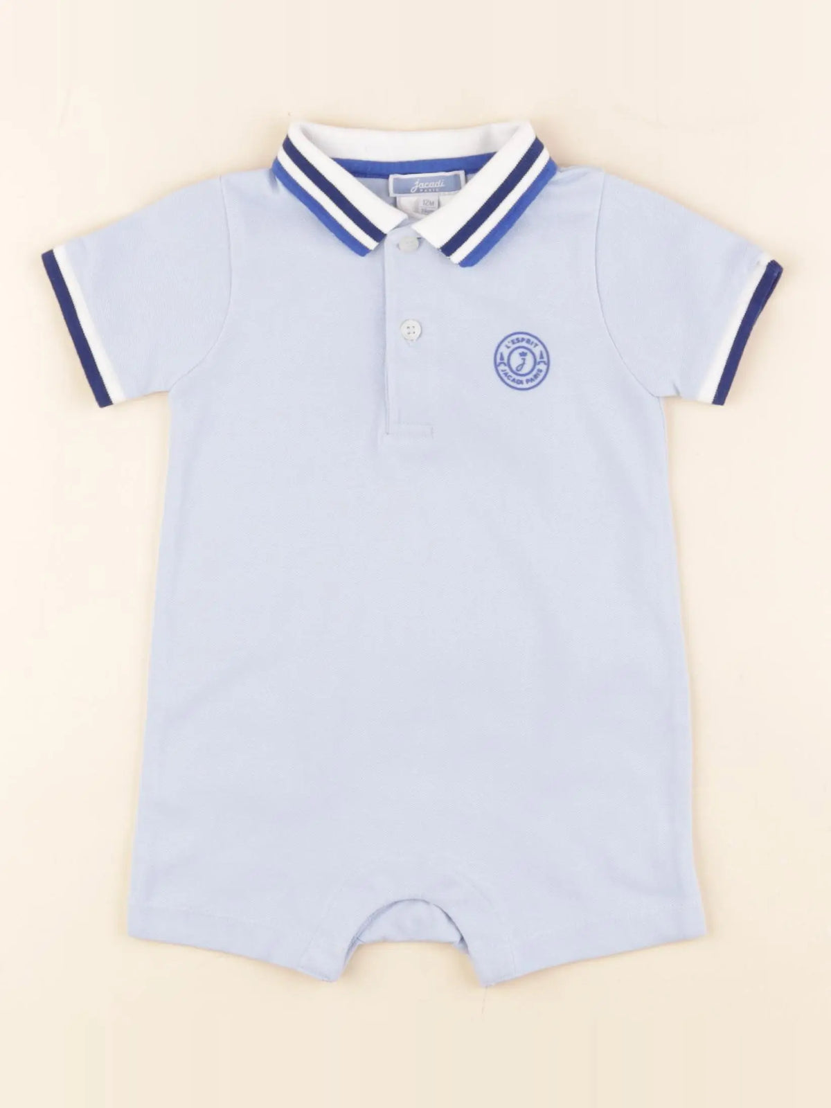 Jacadi - combinaison bleu - 12 mois