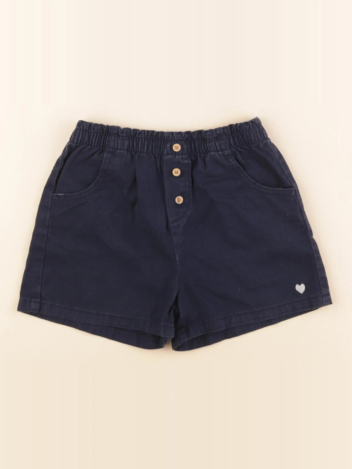 Vertbaudet - short bleu - 7 ans