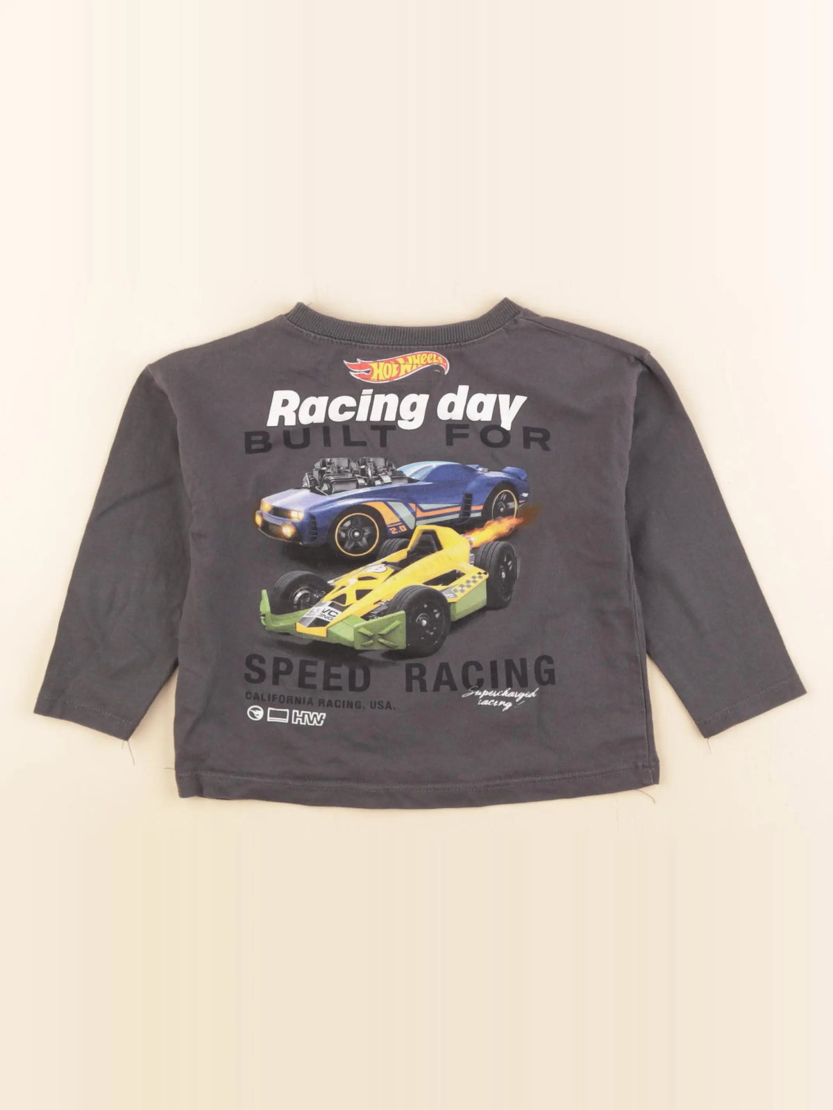 Zara - tee-shirt imprimé au dos gris - 2 ans