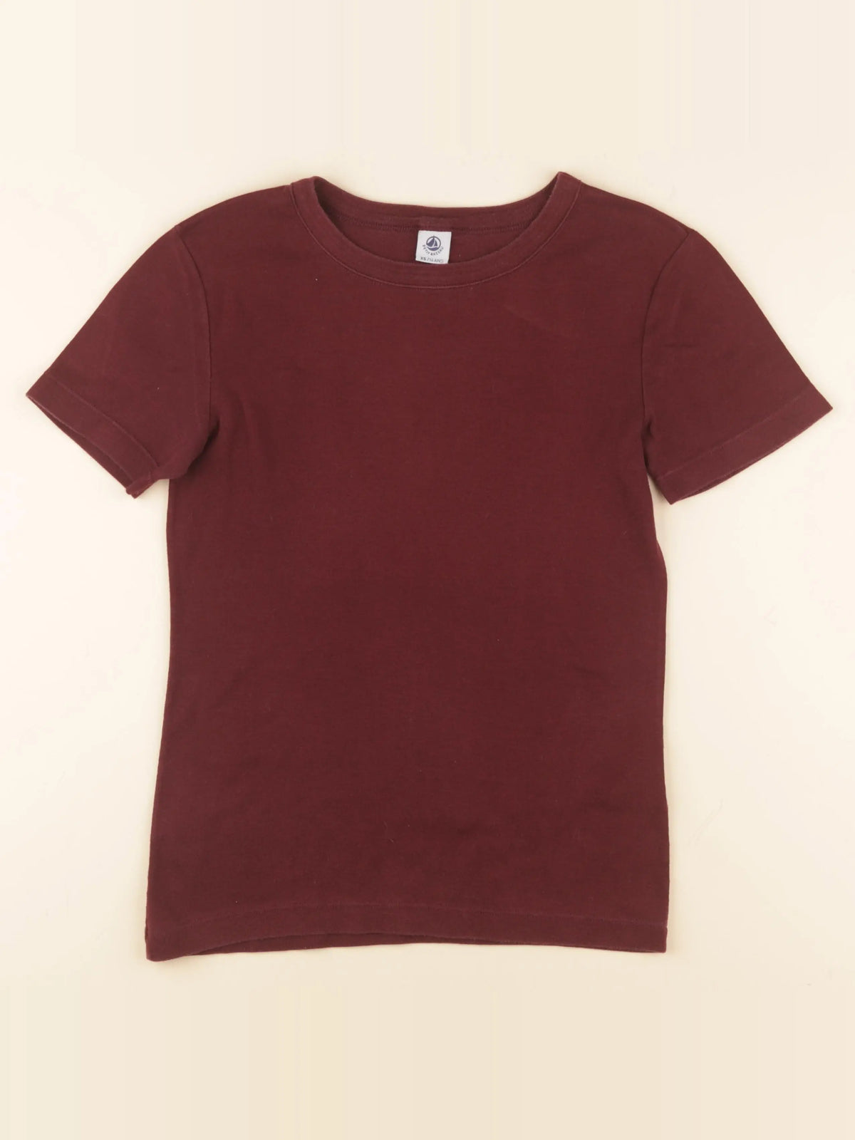 Petit Bateau - tee-shirt rouge - 14 ans