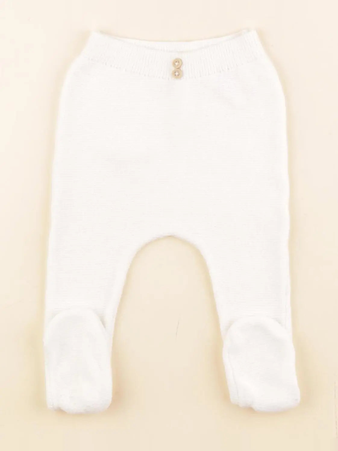 Vertbaudet - legging blanc - 3 mois