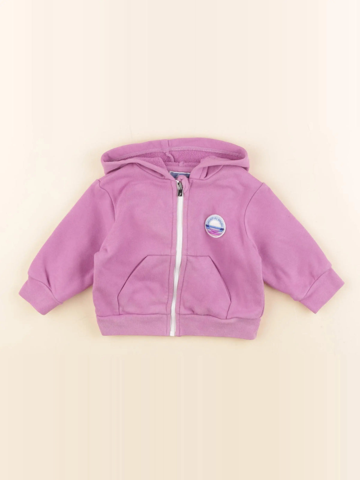 Jacadi - sweat violet - 6 mois