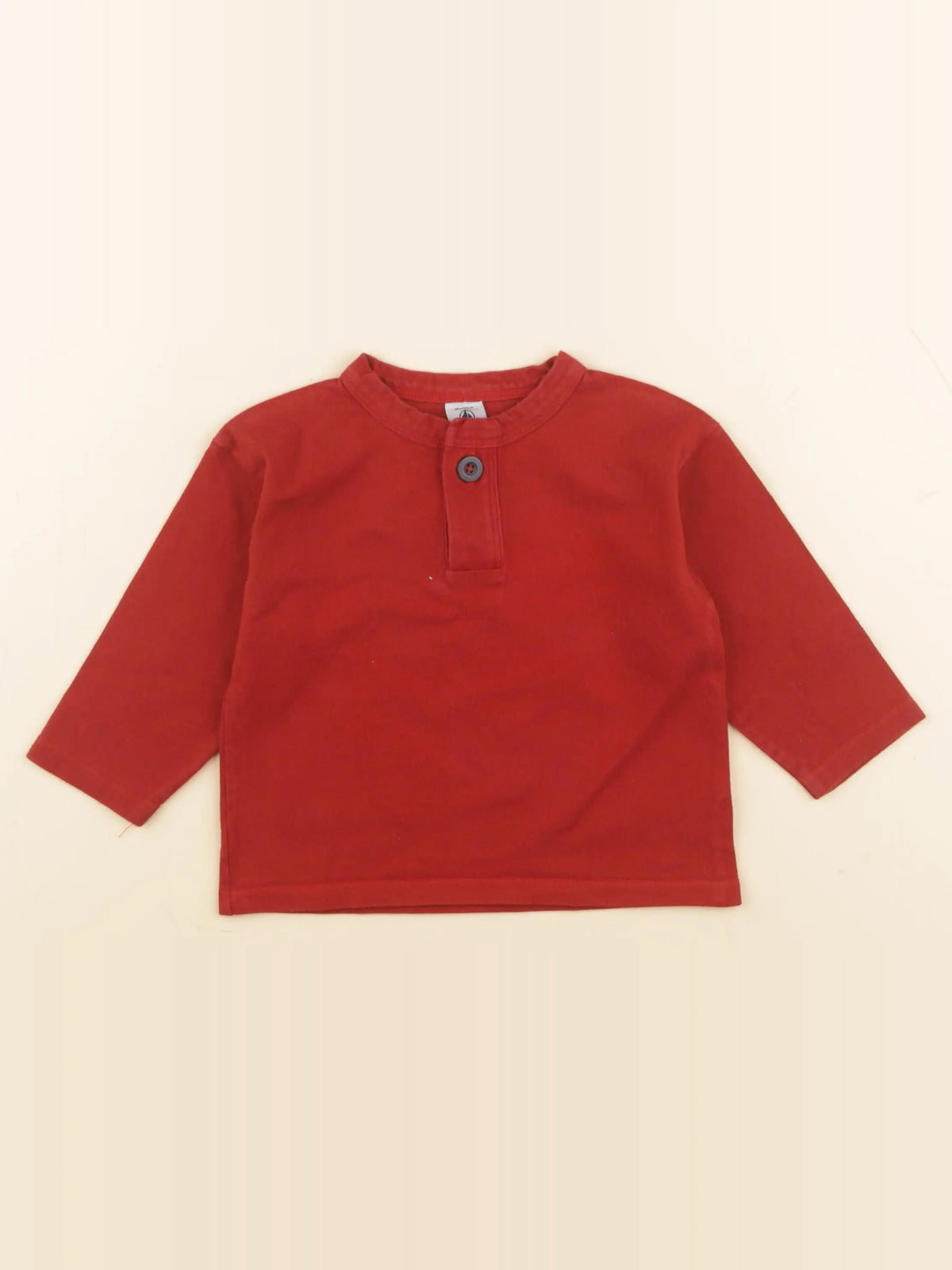 Petit Bateau - tee-shirt rouge - 18 mois