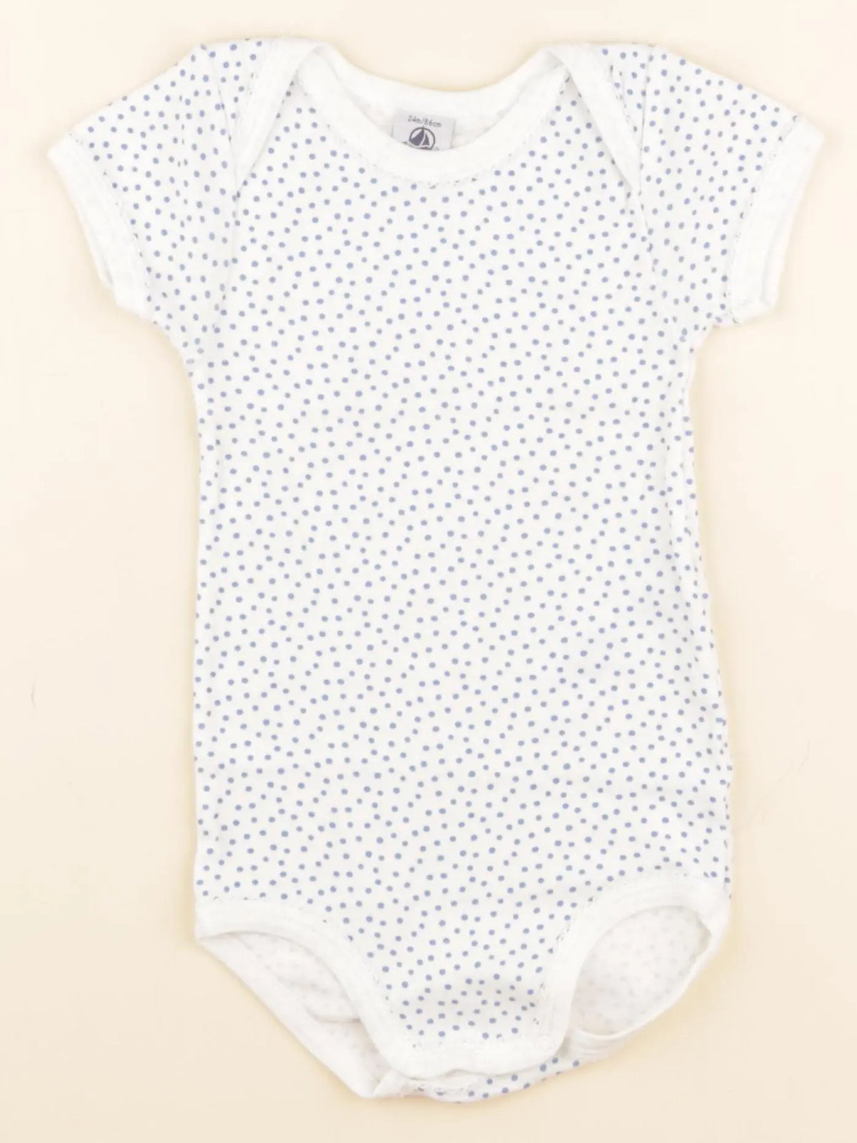 Petit Bateau - body blanc - 24 mois