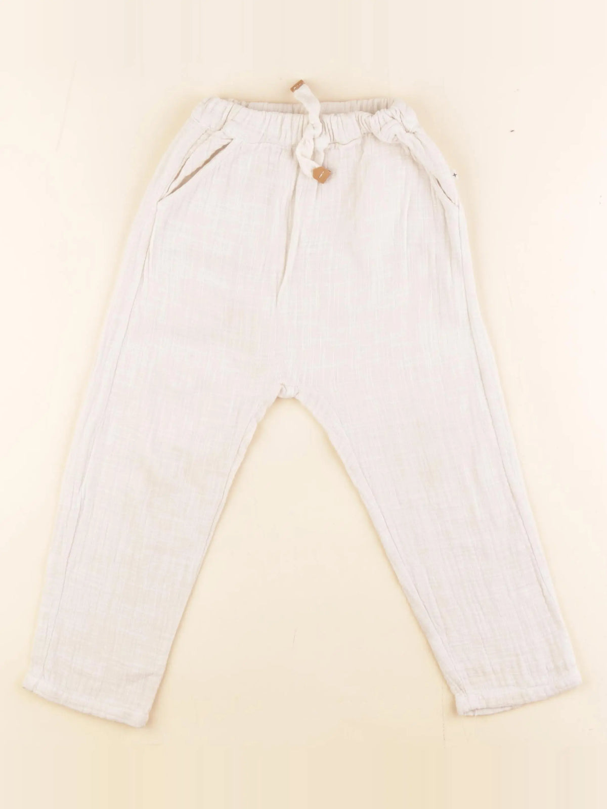 1+ In the family - pantalon beige - 3 ans