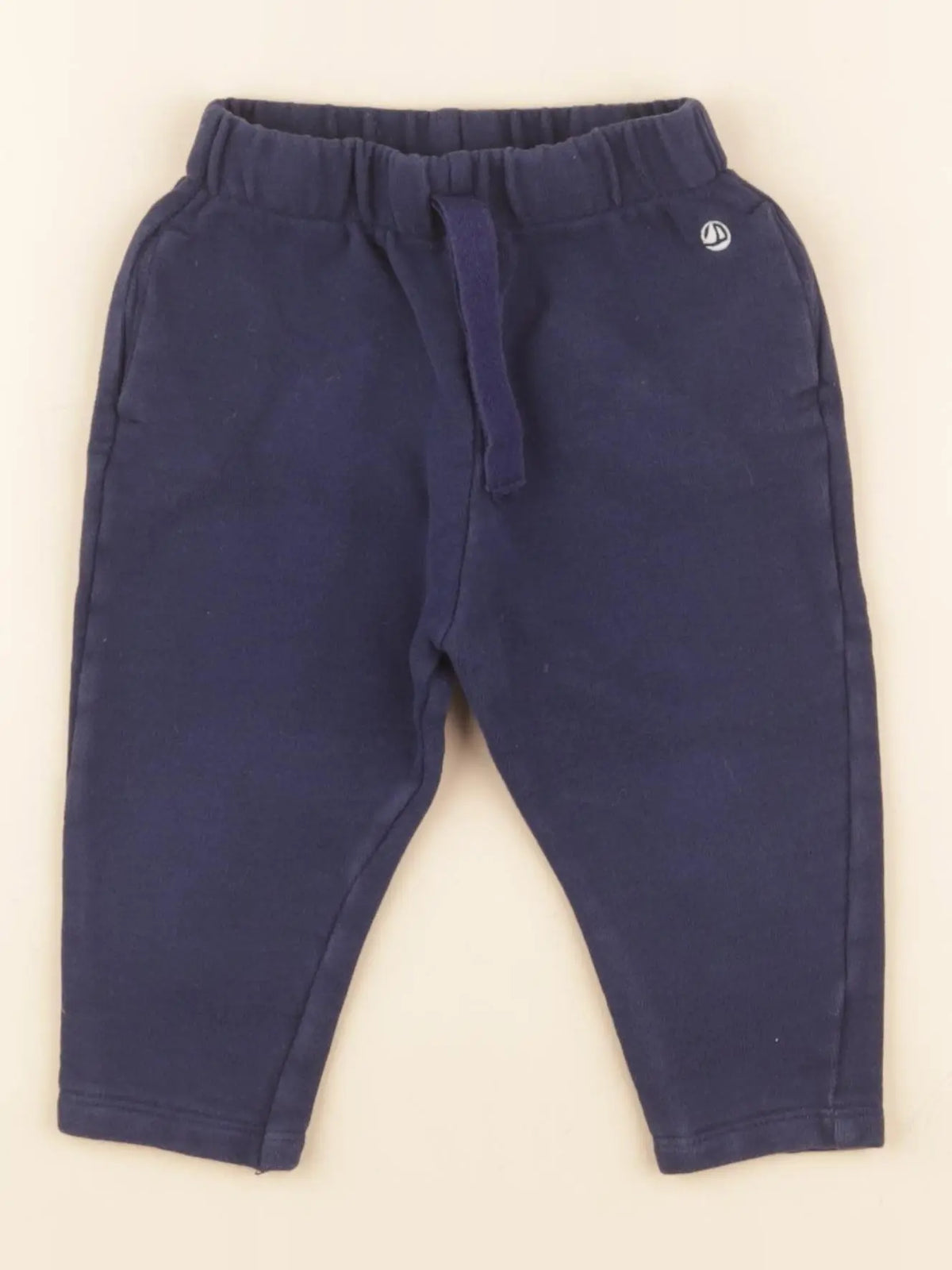 Petit Bateau - jogging bleu - 12 mois