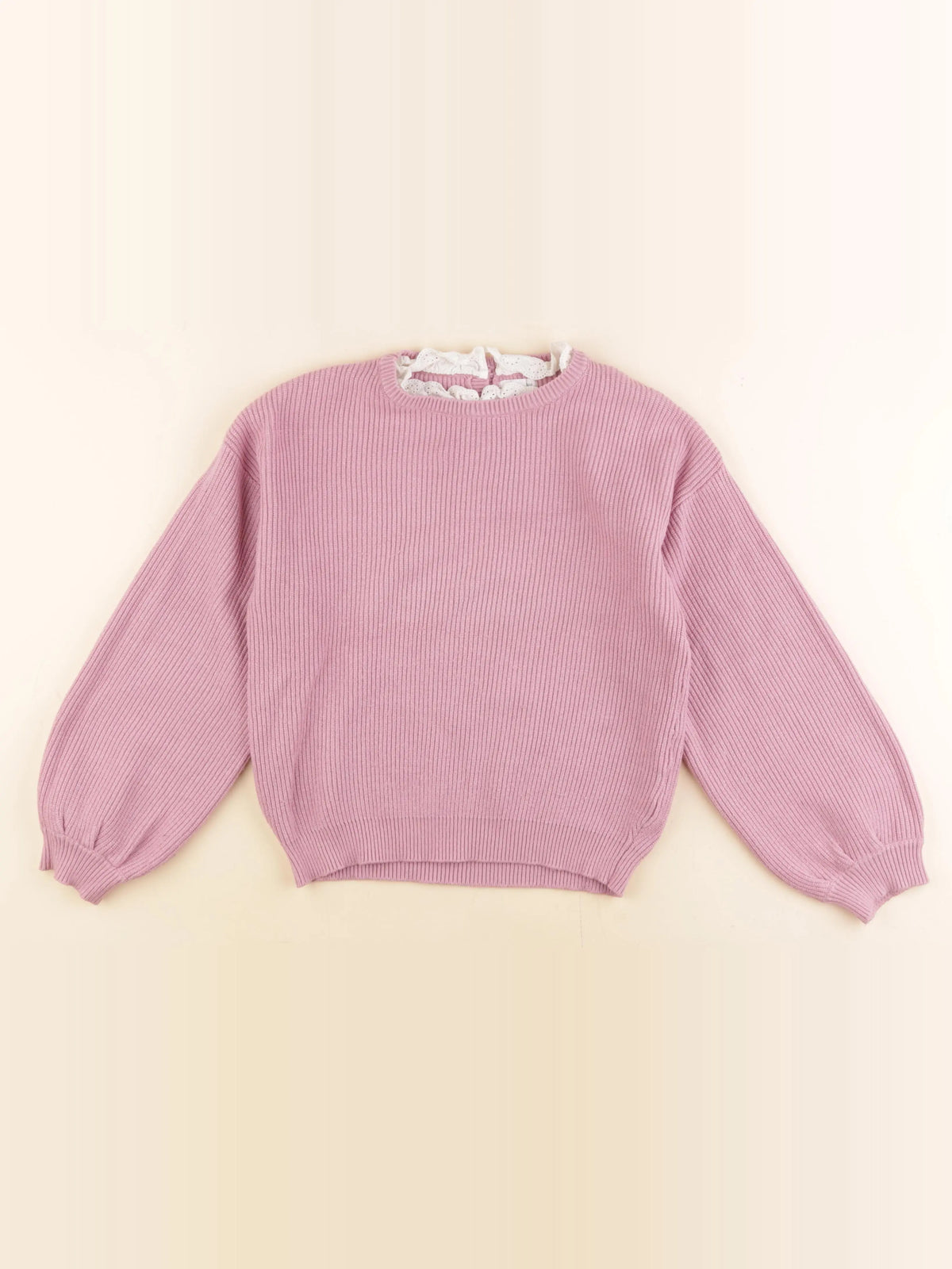 Vertbaudet - pull rose - 10 ans