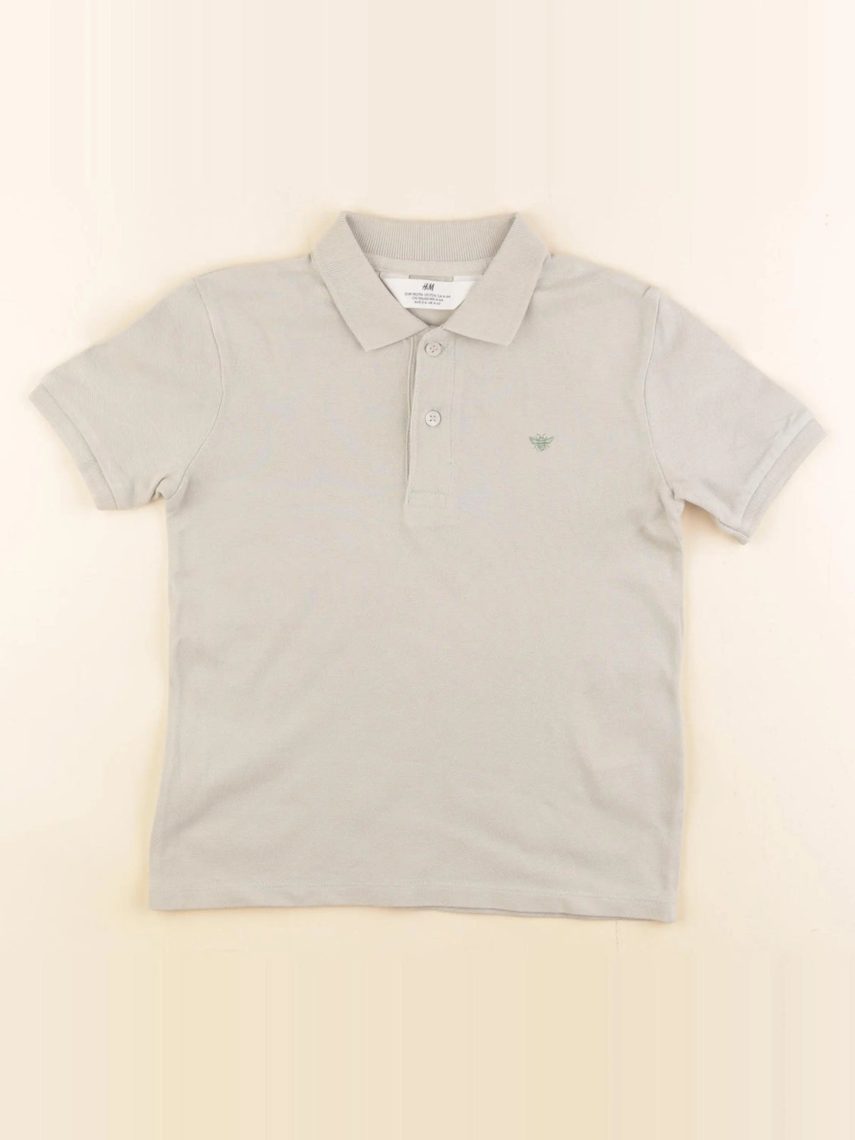 H&M - polo vert - 4/6 ans