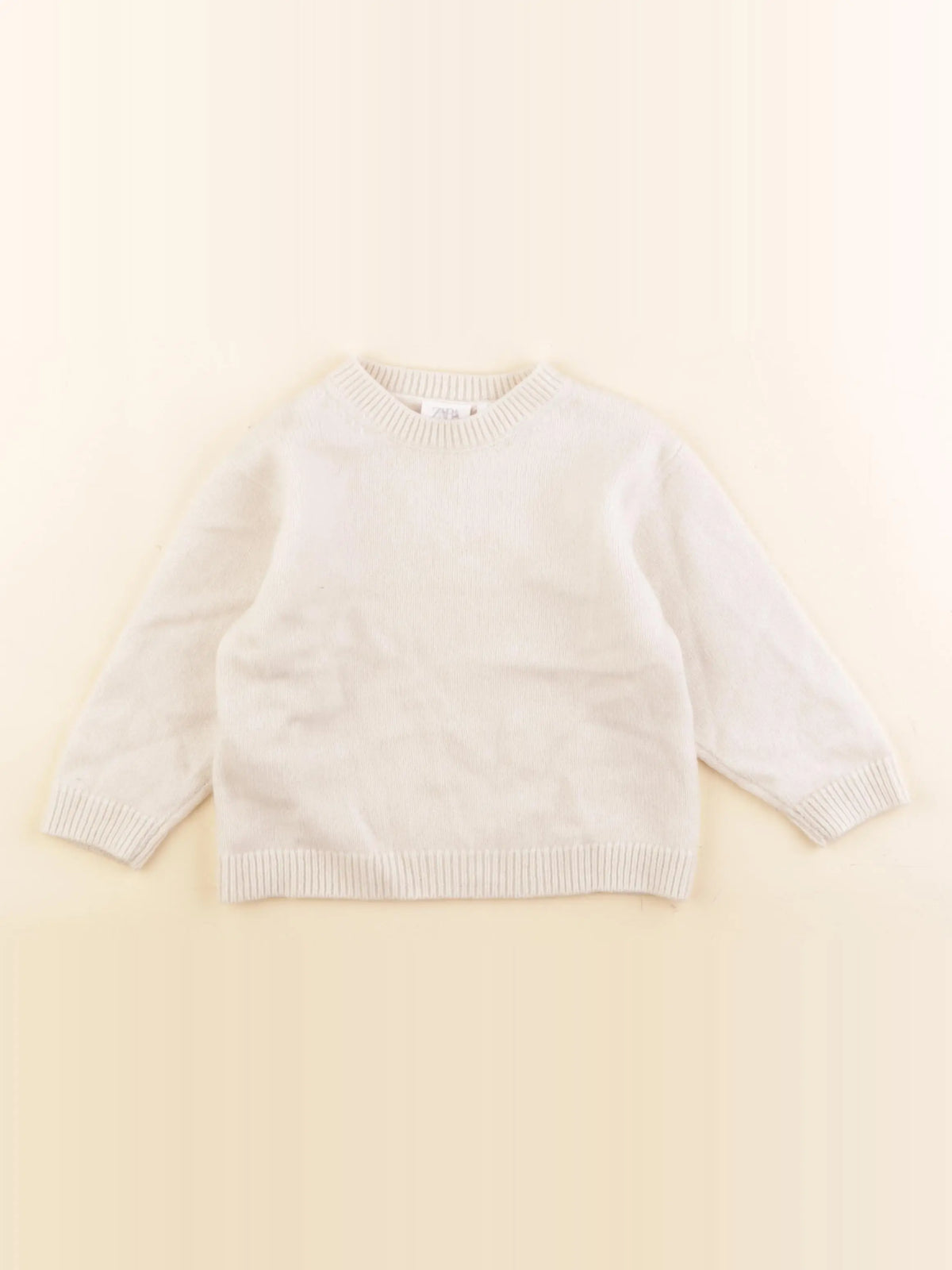 Zara - pull beige - 18 mois