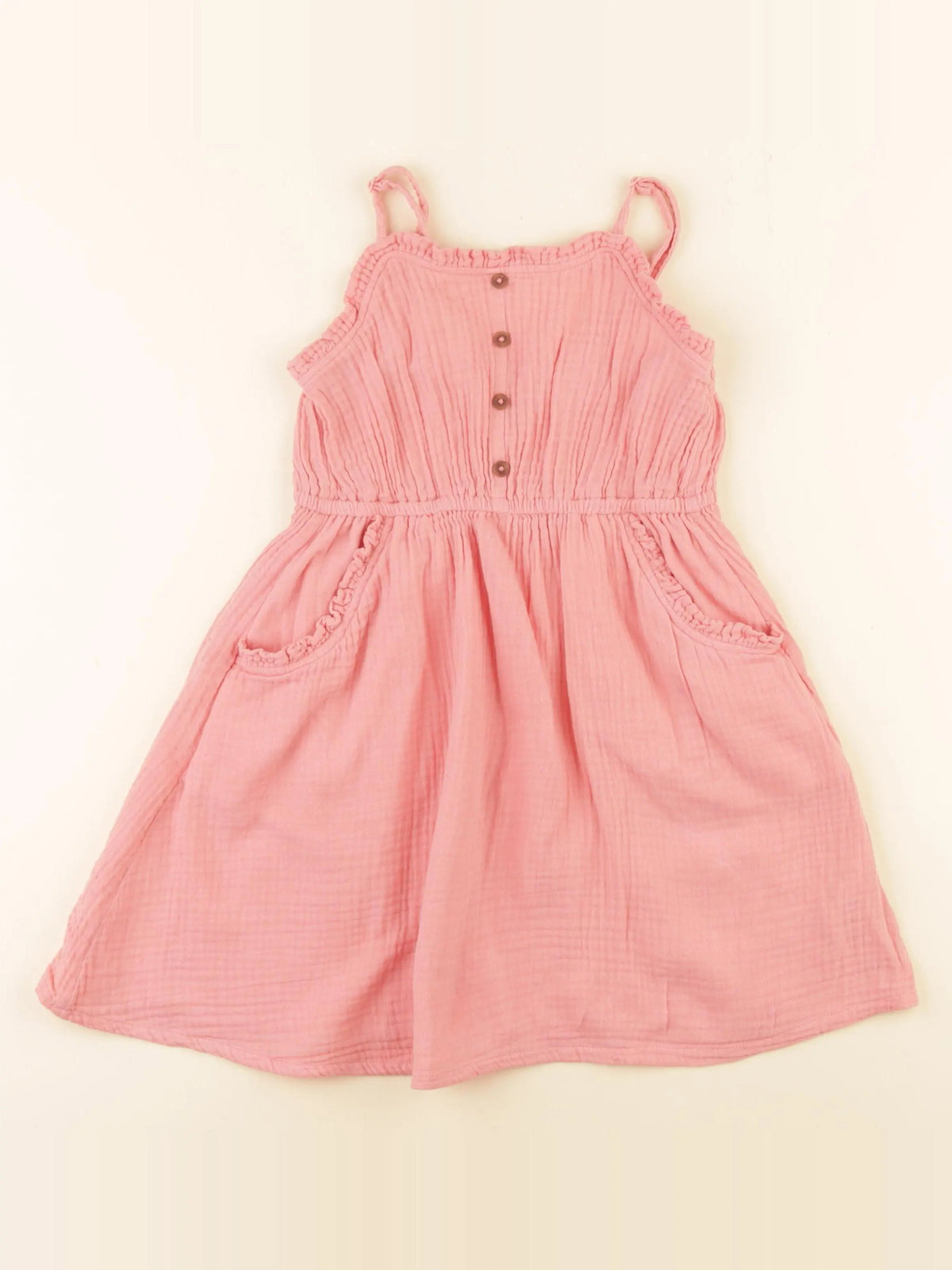 Vertbaudet - robe rose - 4 ans