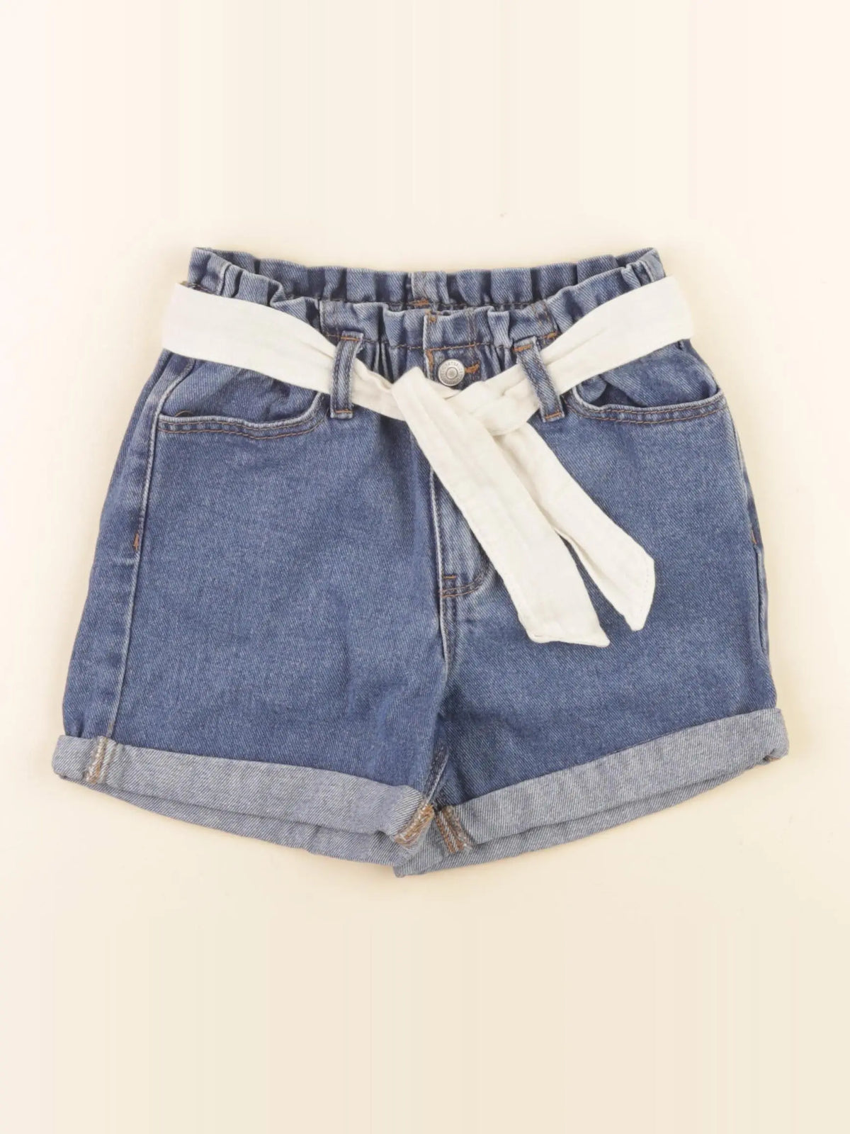 Vertbaudet - short bleu - 6 ans