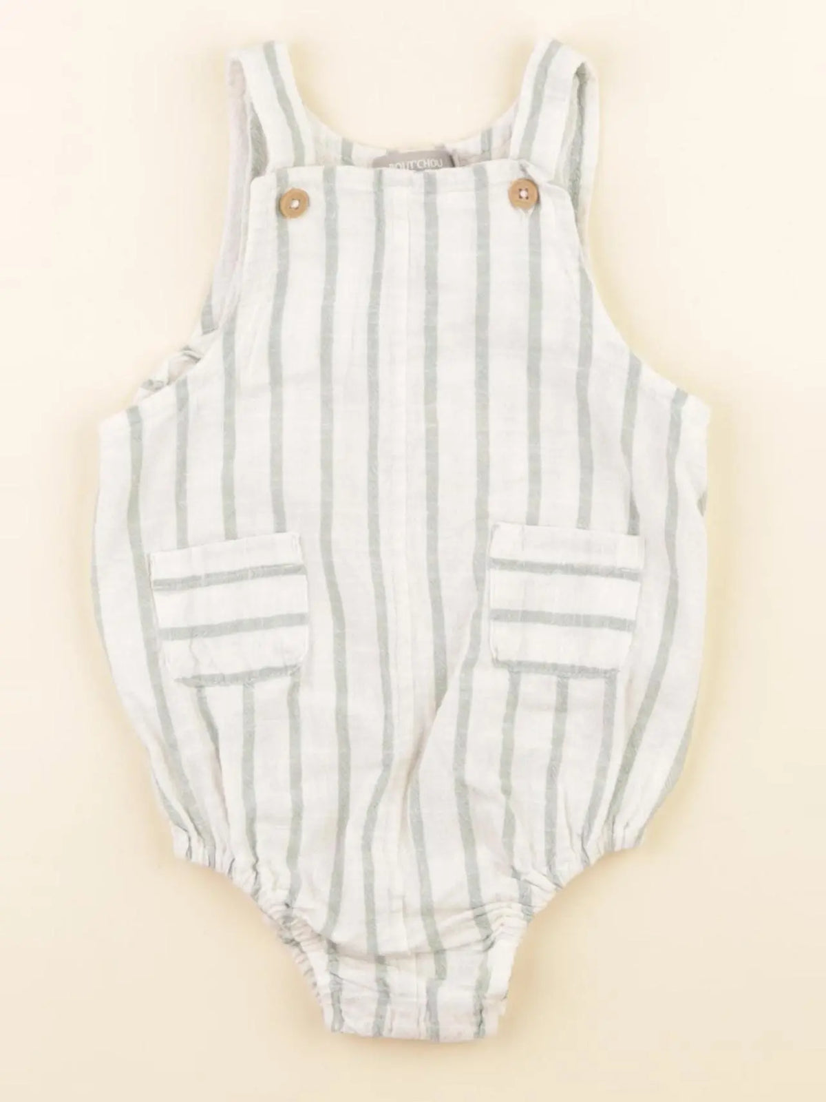 Boutchou - salopette vert - 9 mois