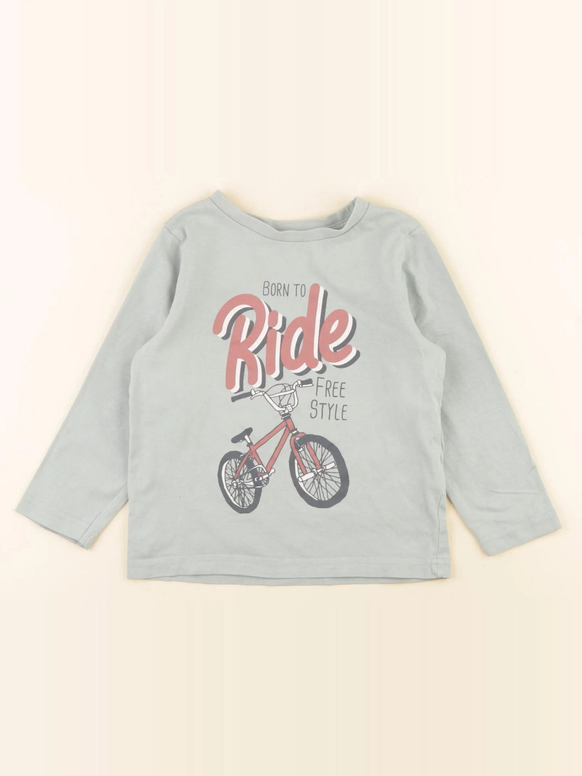 Vertbaudet - tee-shirt vert - 3 ans