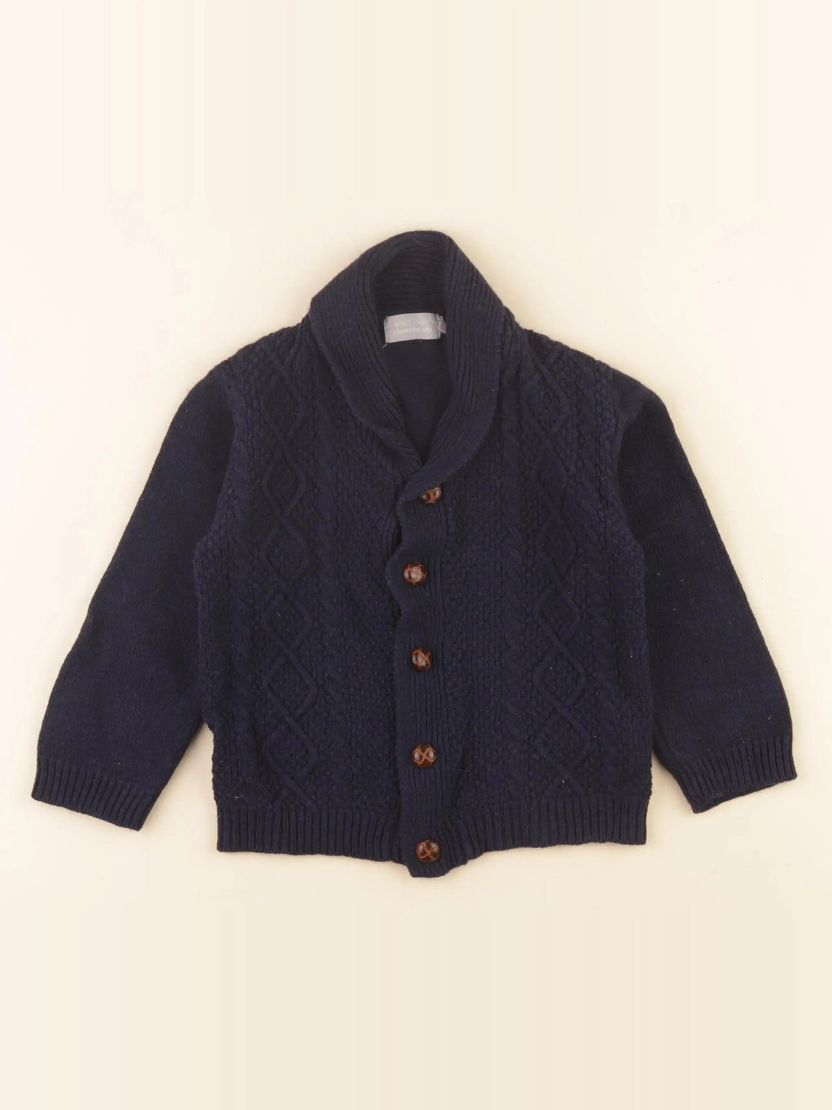 Boutchou - gilet bleu - 24 mois