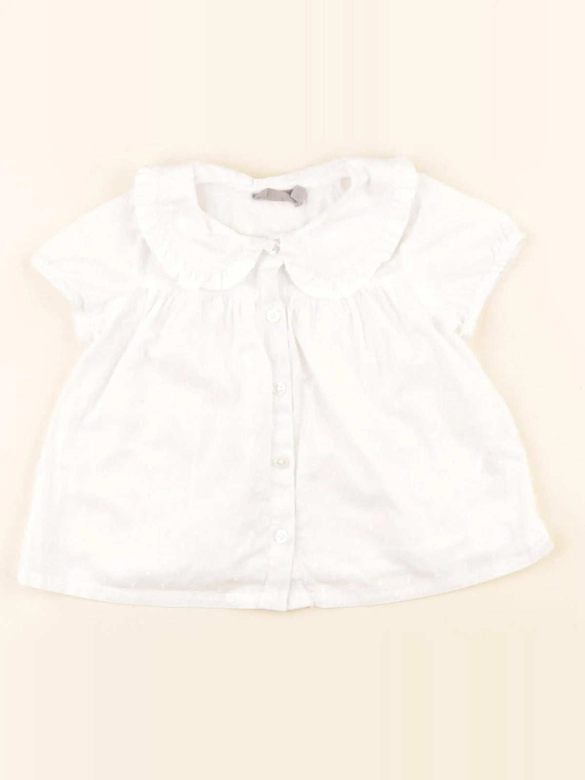 Boutchou - blouse blanc - 9 mois