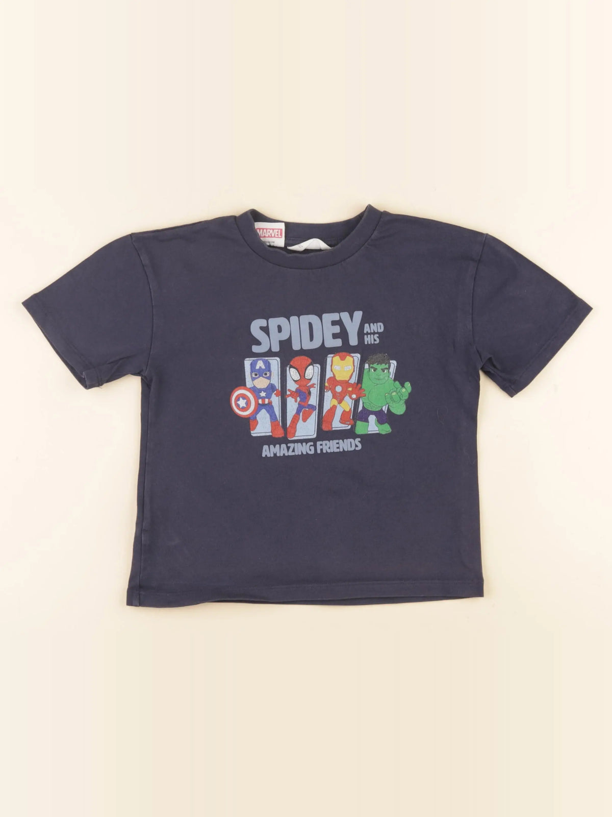 Mango - tee-shirt bleu - 4/5 ans