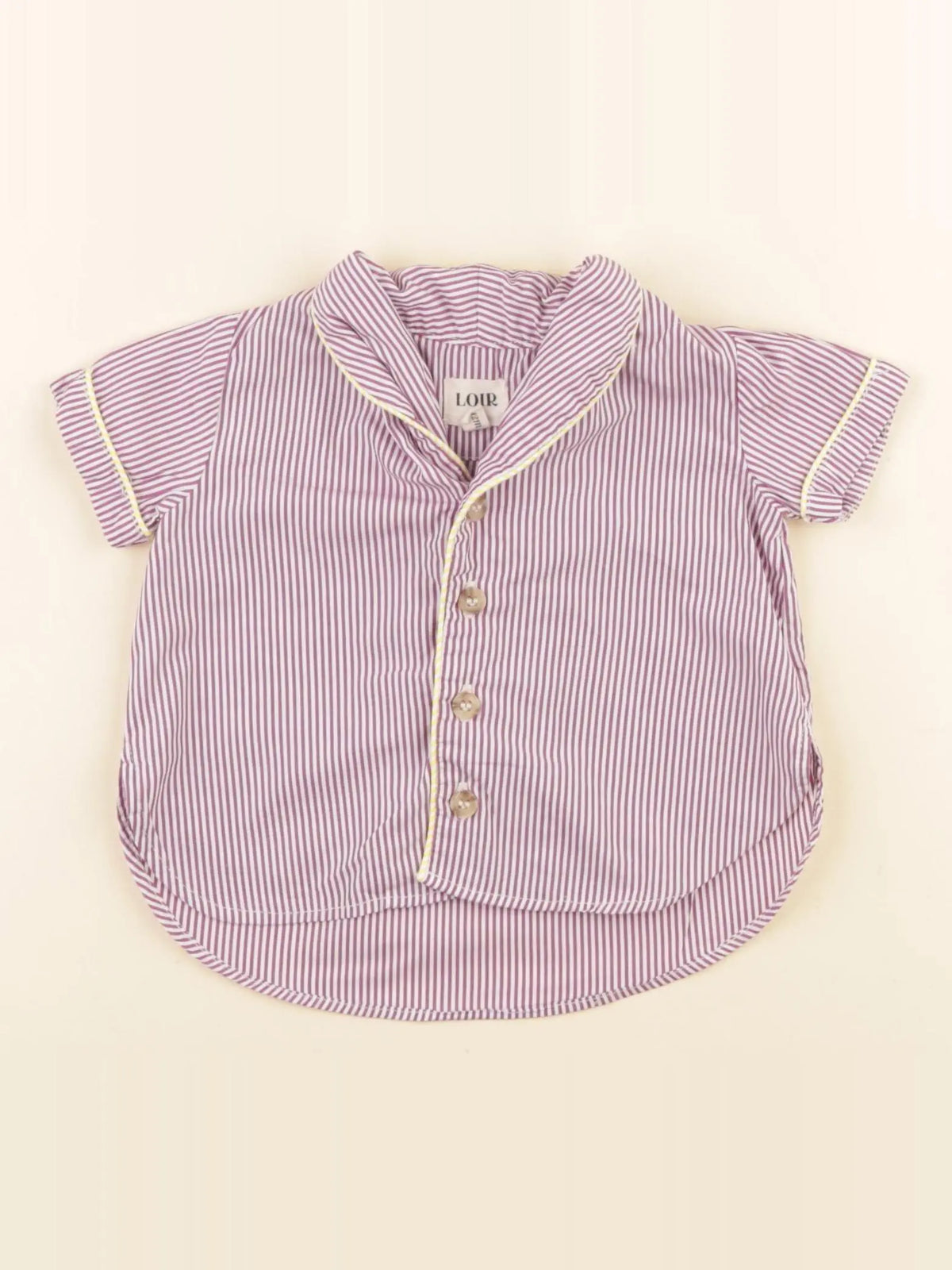 Loir Paris - chemise rouge - 12 mois