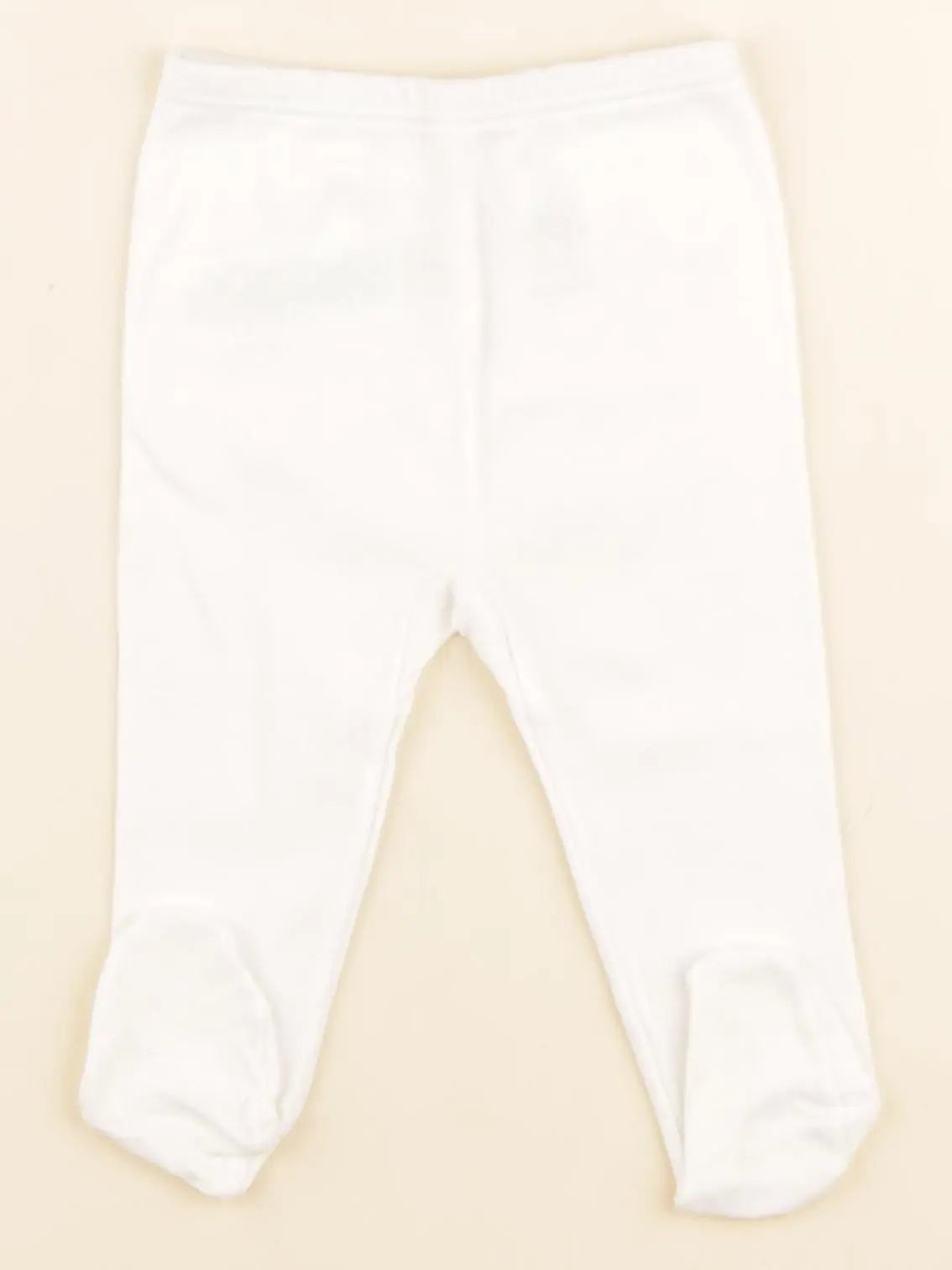 Petit Bateau - legging blanc - 3 mois