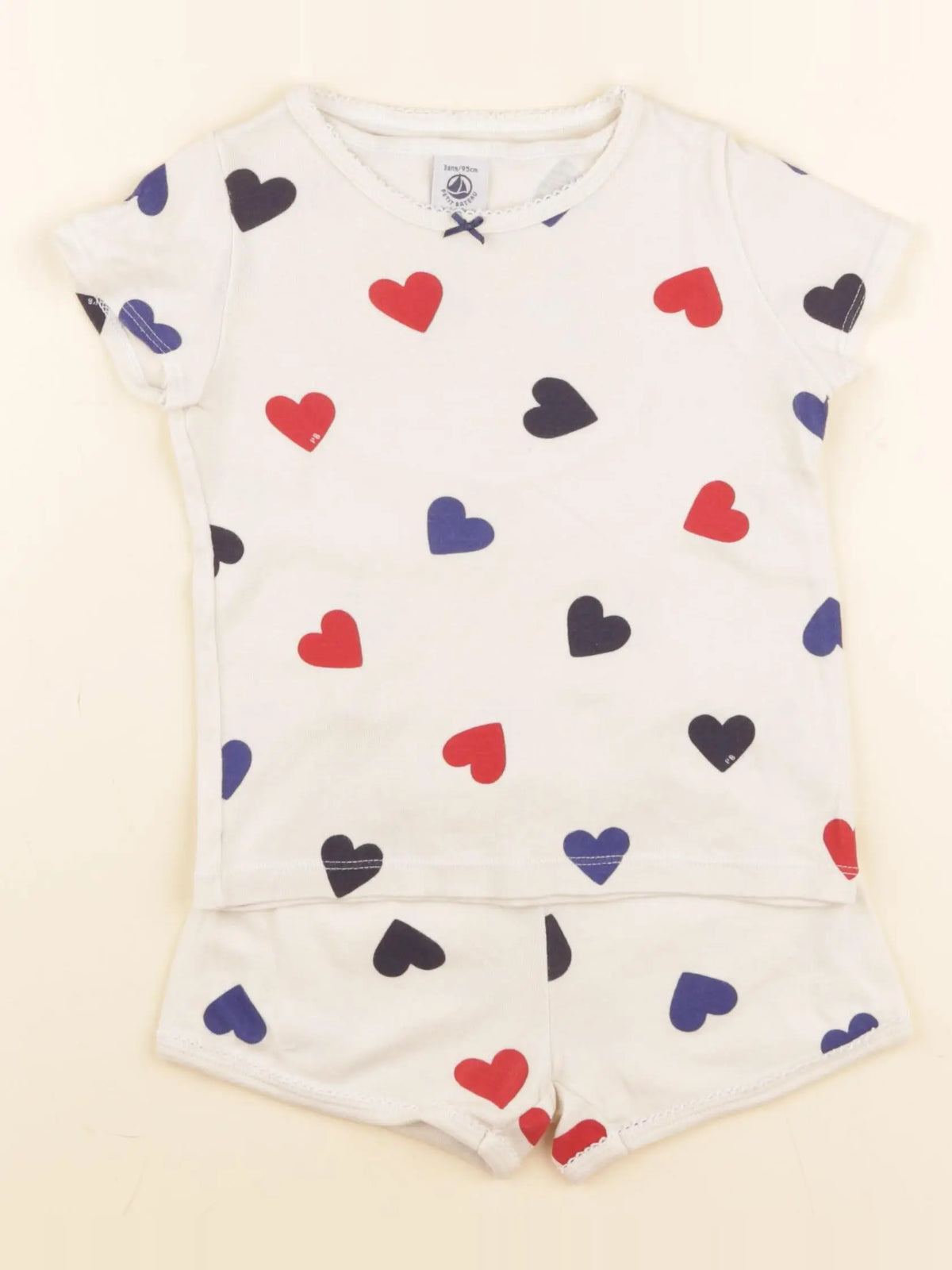 Petit Bateau - pyjama coton multicolore - 3 ans