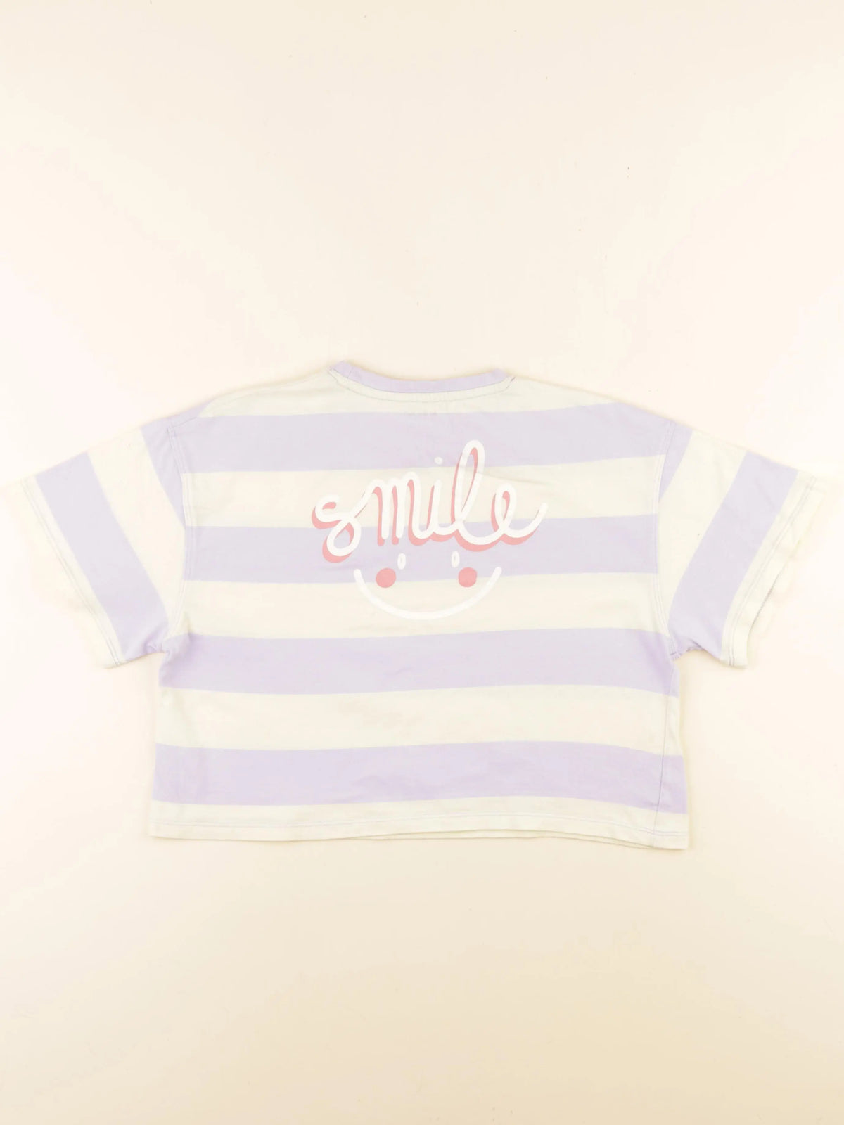 Vertbaudet - tee-shirt imprimé au dos multicolore - 10 ans