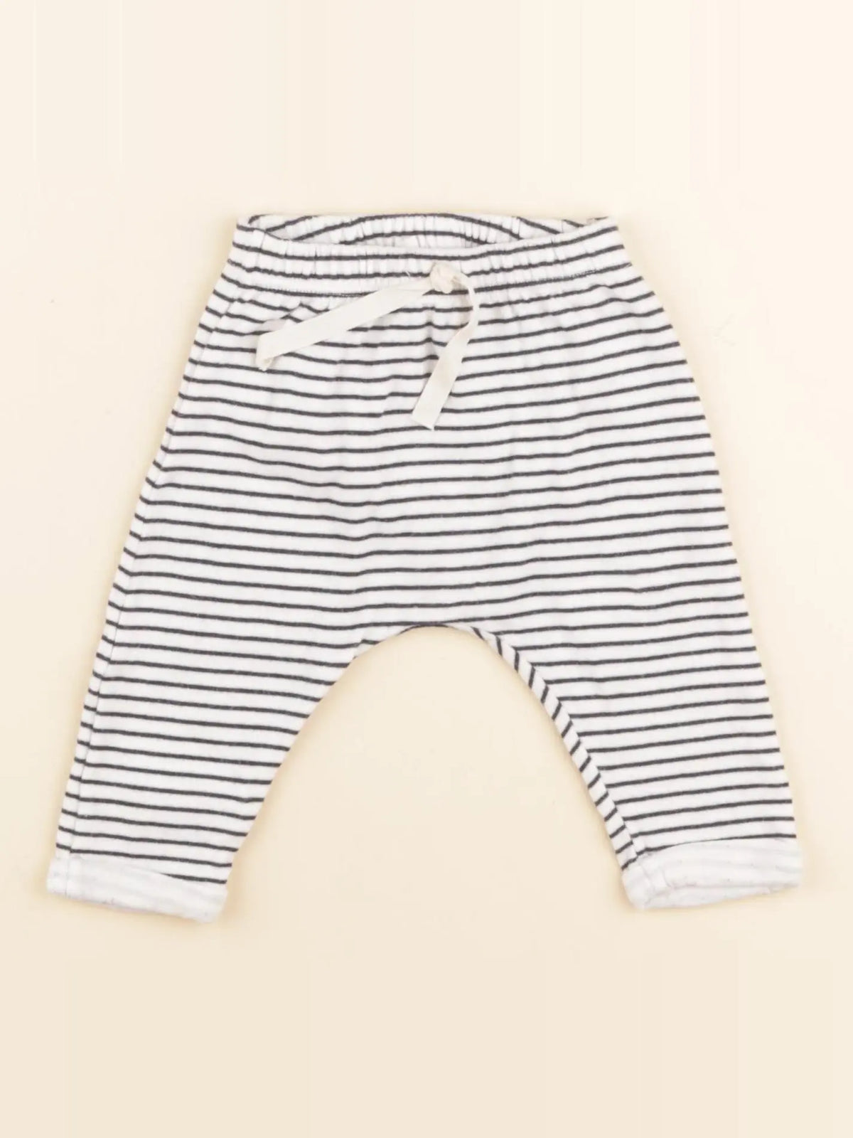 Petit Bateau - legging blanc, bleu - 3 mois