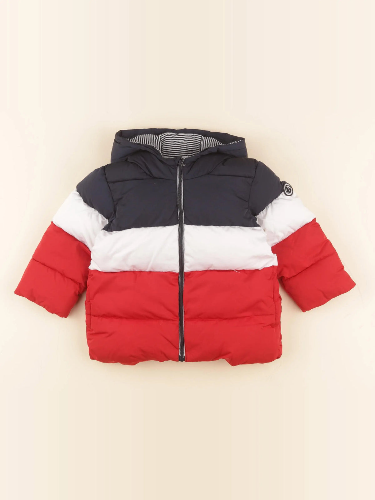 Petit Bateau - doudoune multicolore - 18 mois