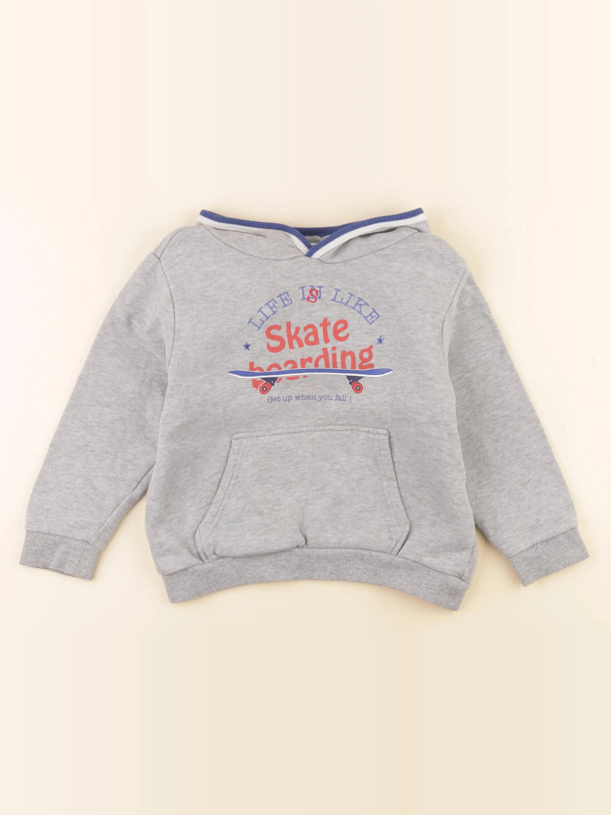 Cyrillus - sweat gris - 4 ans