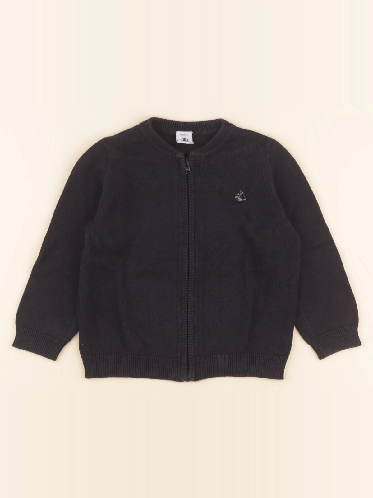 Petit Bateau - gilet bleu - 36 mois