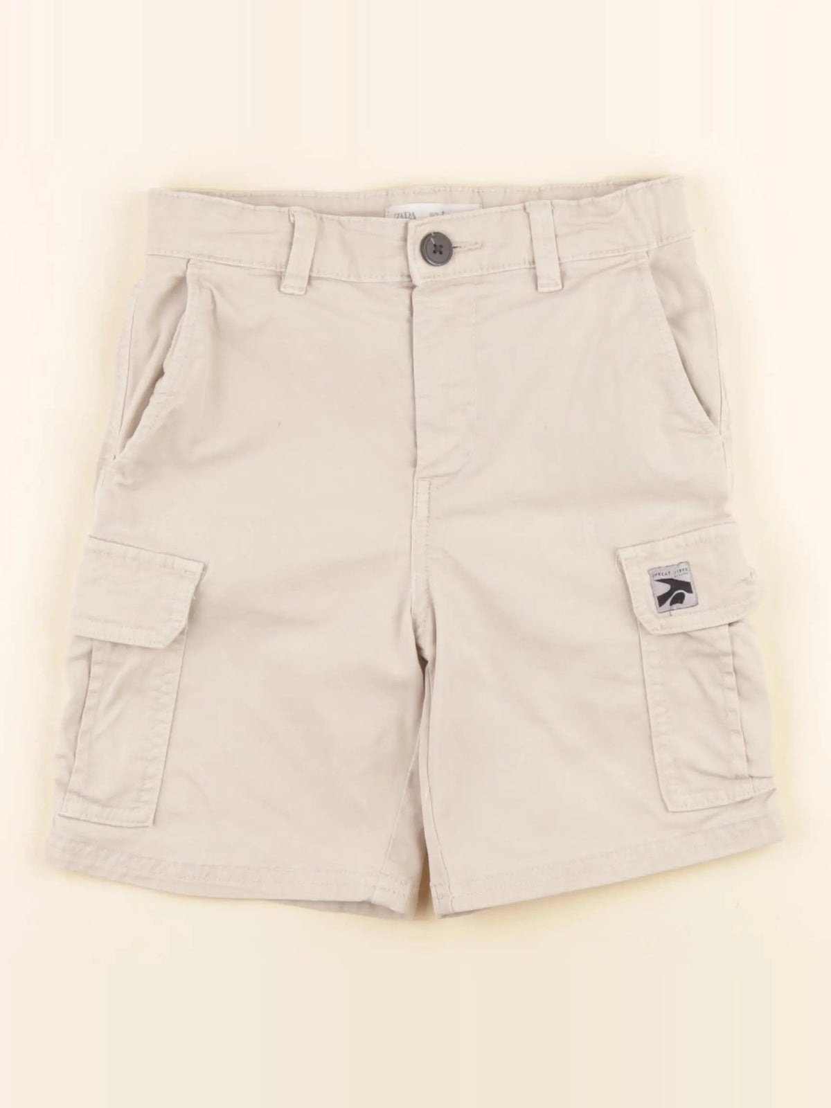 Zara - short beige - 7 ans