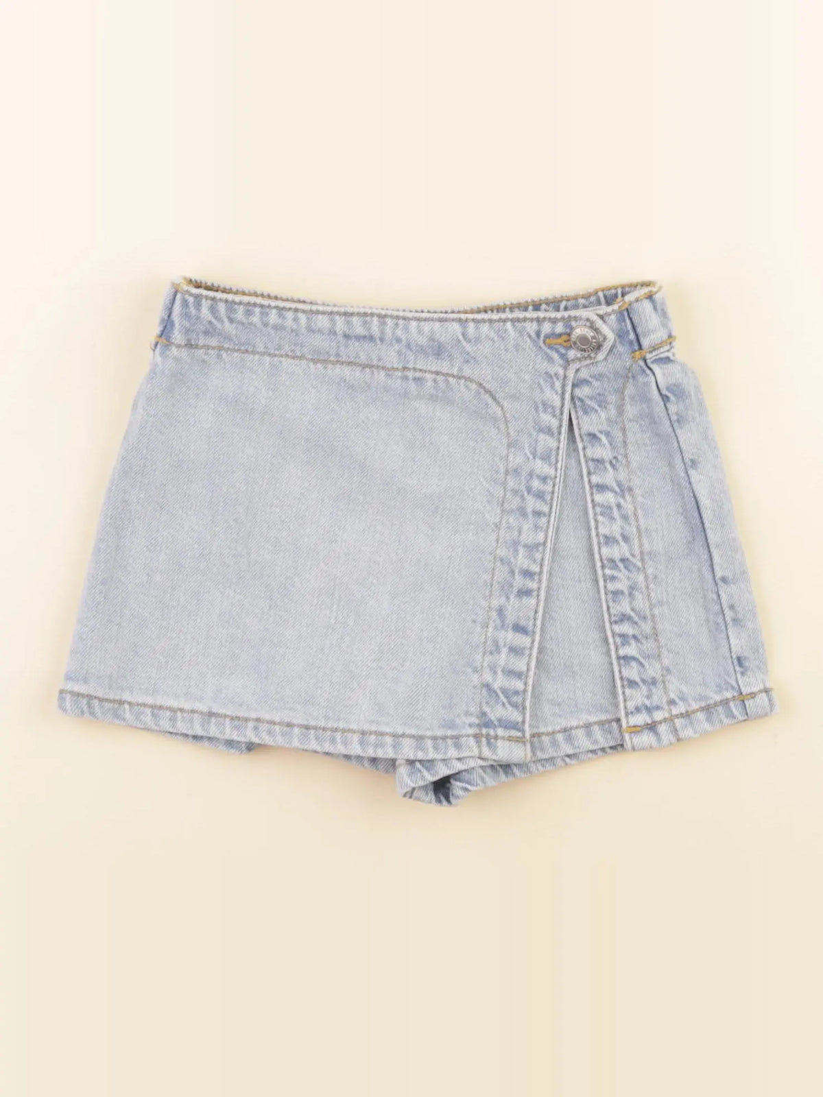 Zara - jupe short bleu - 18 mois