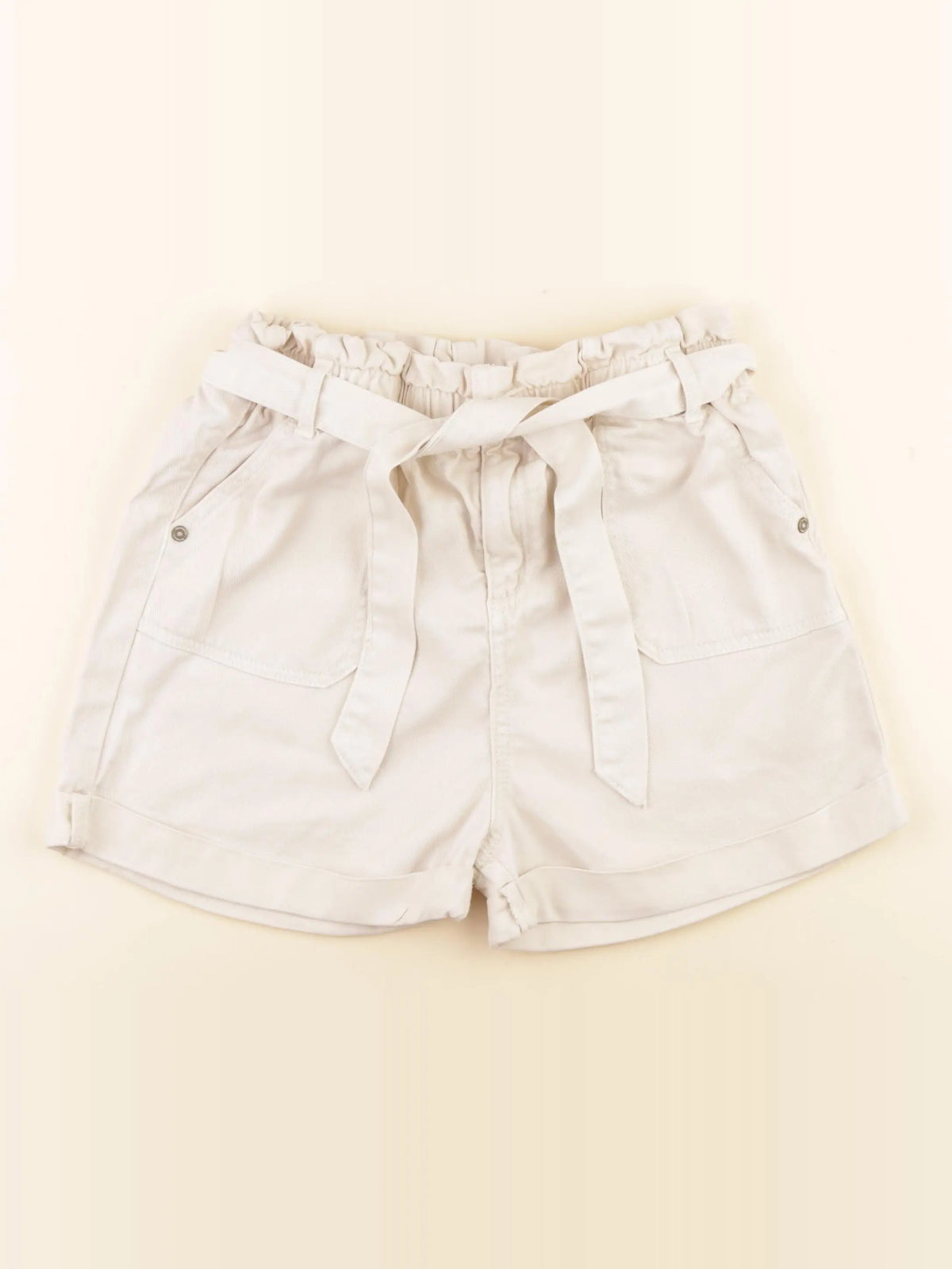 Vertbaudet - short beige - 12 ans