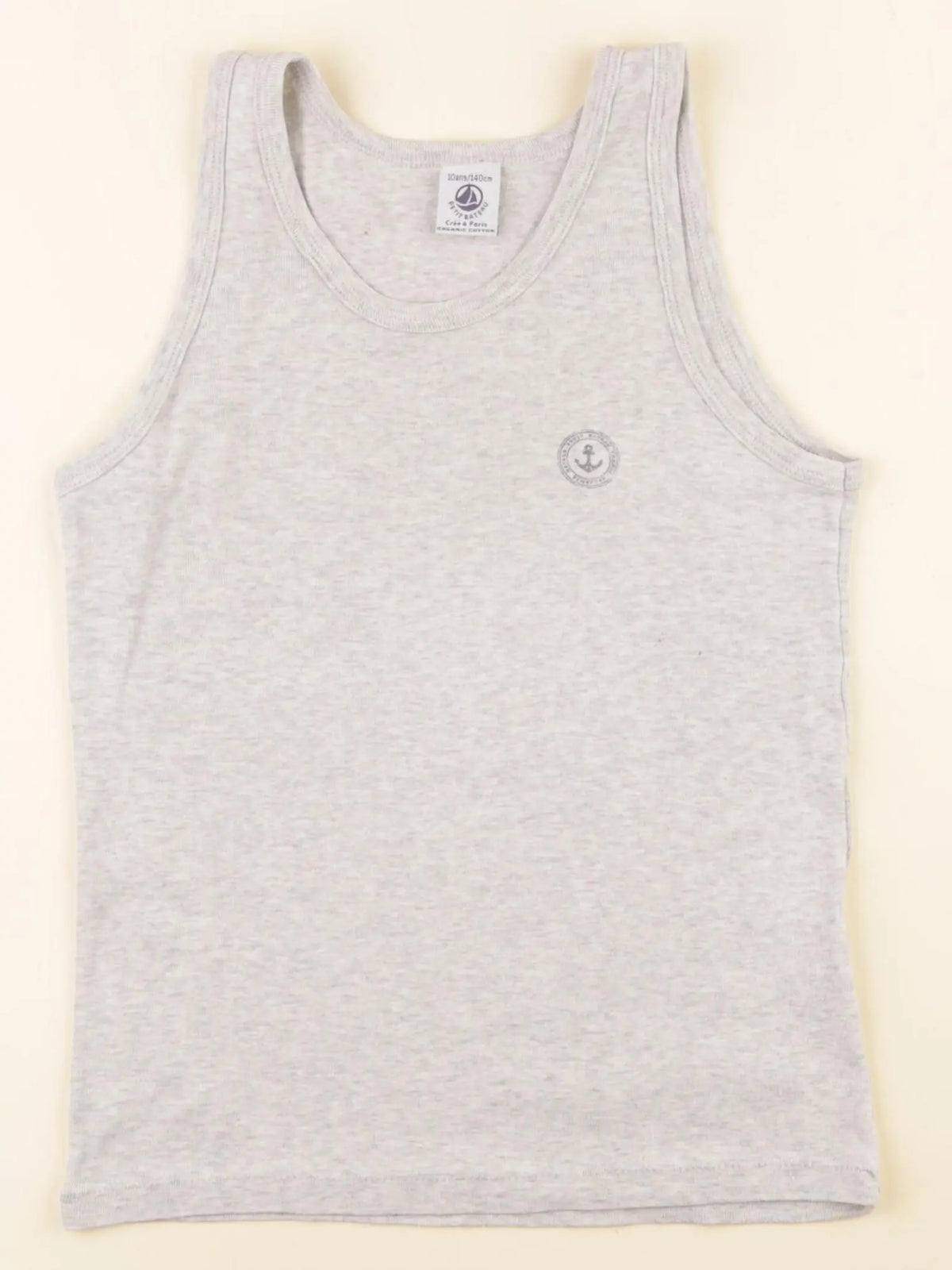 Petit Bateau - débardeur gris - 10 ans