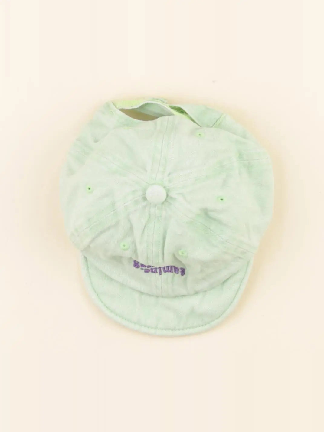 Gamin gamine - casquette vert - 6/18 mois