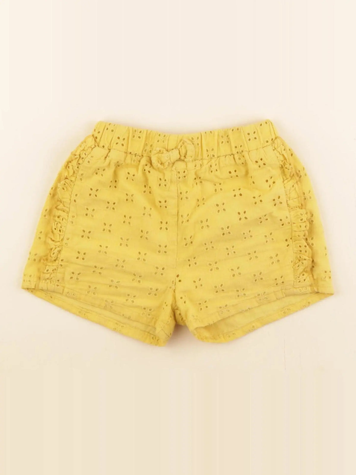 Vertbaudet - short jaune - 2 ans