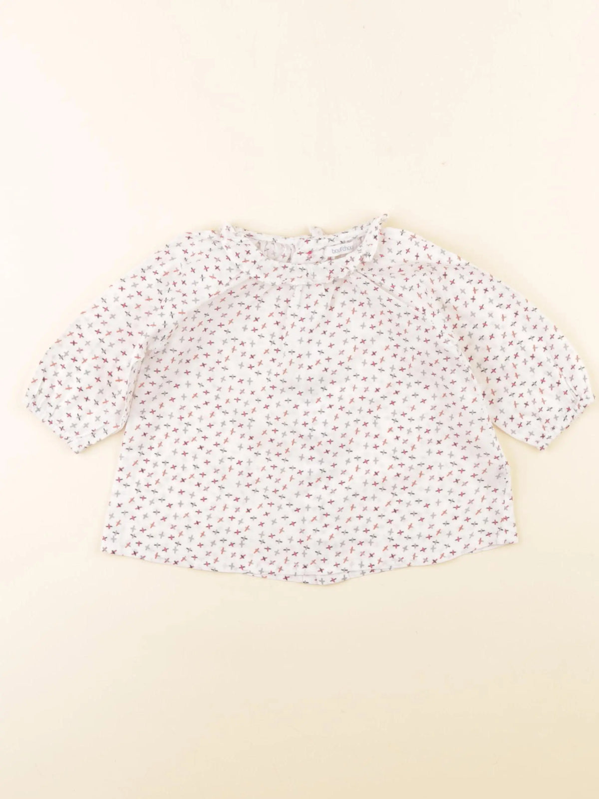 Boutchou - blouse blanc, multicolore - 6 mois