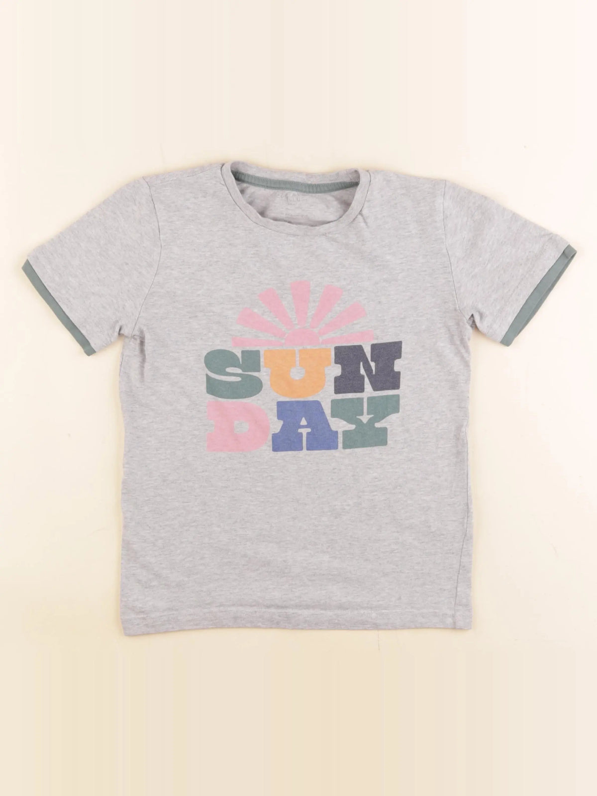 Cyrillus - tee-shirt gris - 8 ans