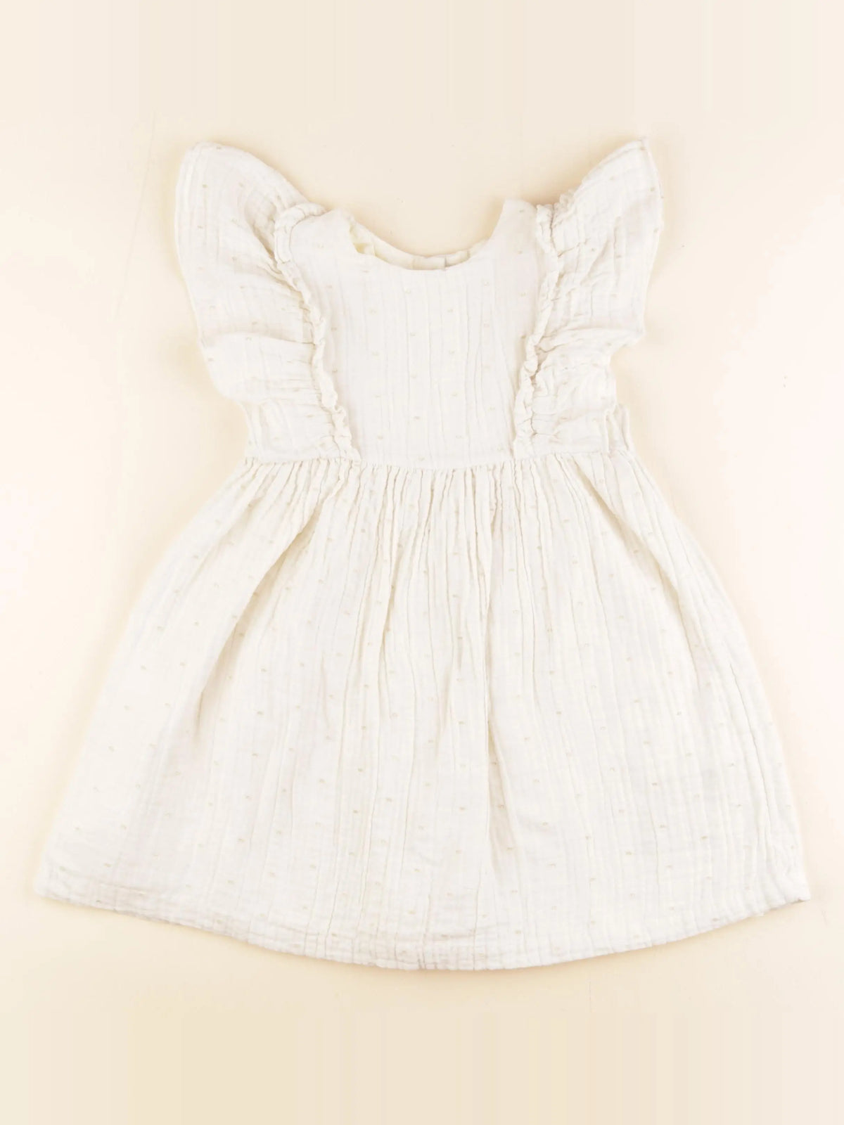 Natalys - robe or, beige - 5 ans