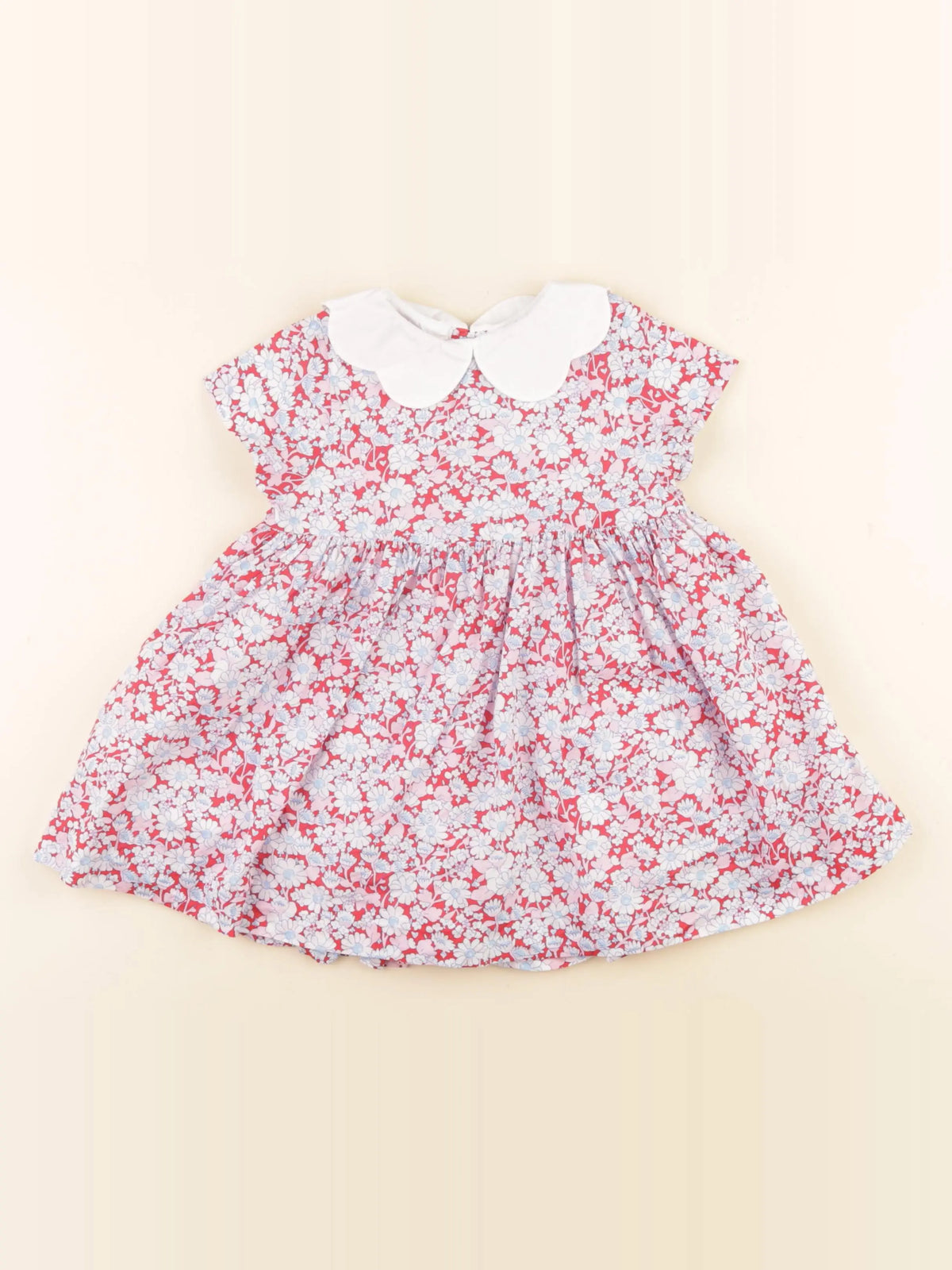 Jacadi - robe liberty multicolore - 24 mois