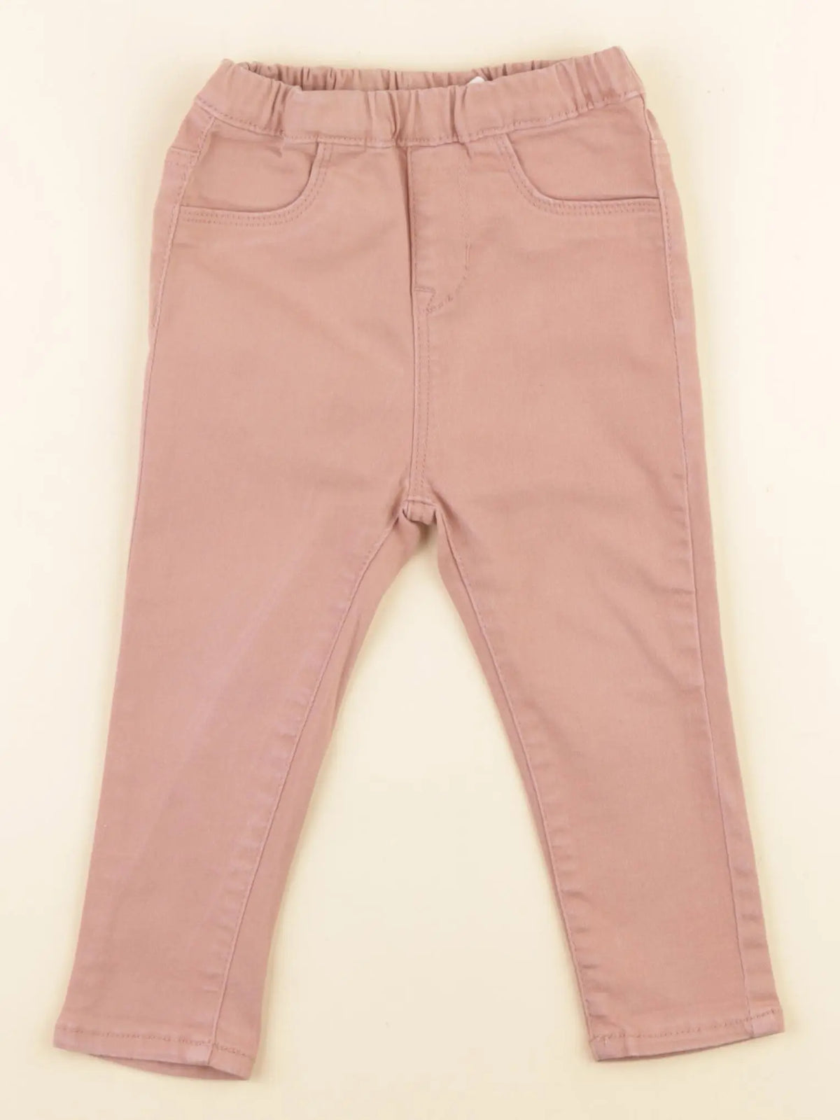H&M - jegging rose - 12/18 mois